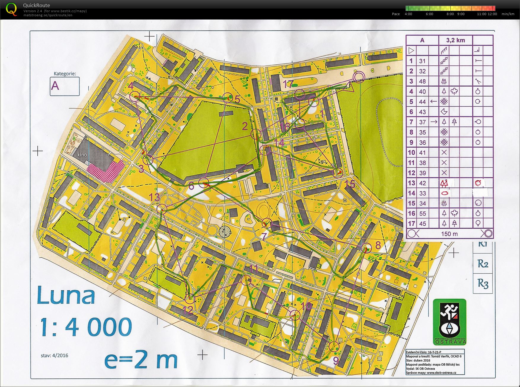 Mapový trénink (12.04.2018)