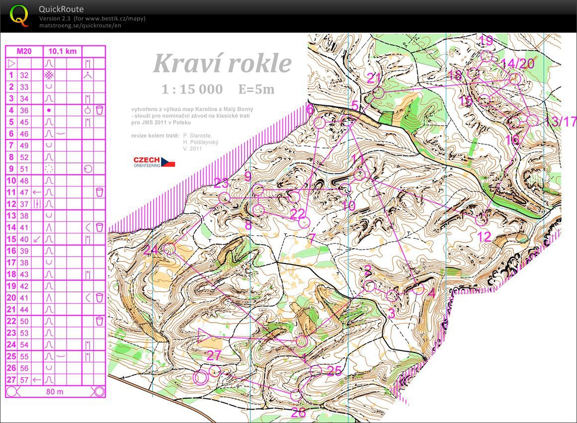 Nominačky - JWOC 2011 (klasika) (29.05.2011)