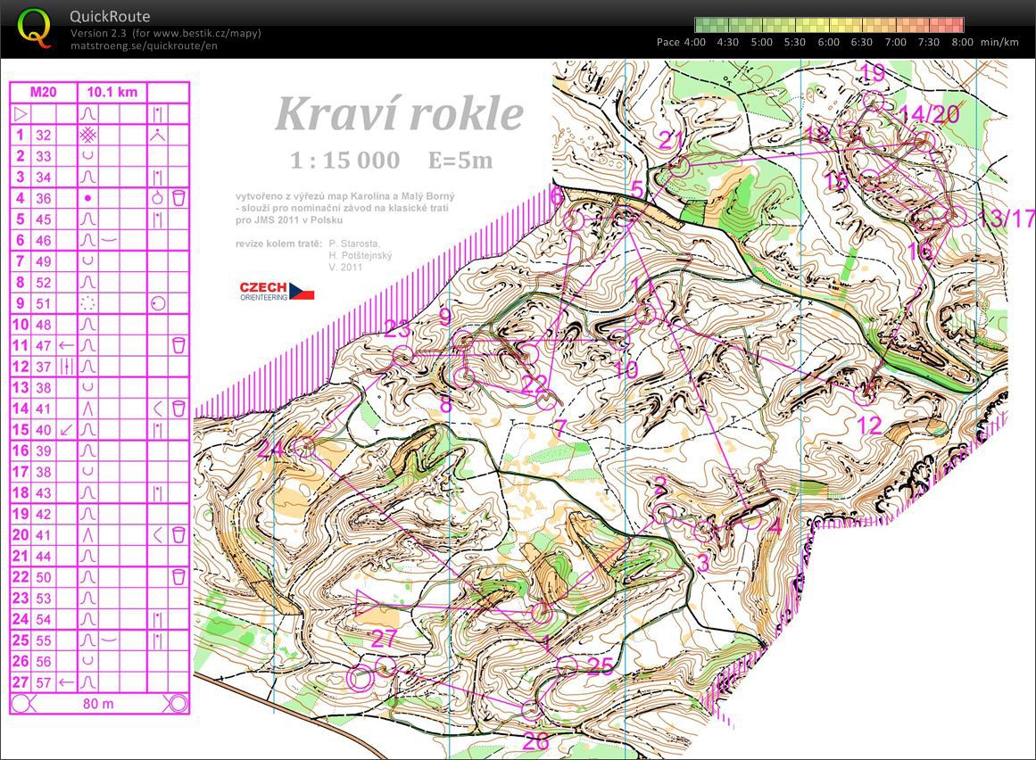 Nominačky - JWOC 2011 (klasika) (29.05.2011)