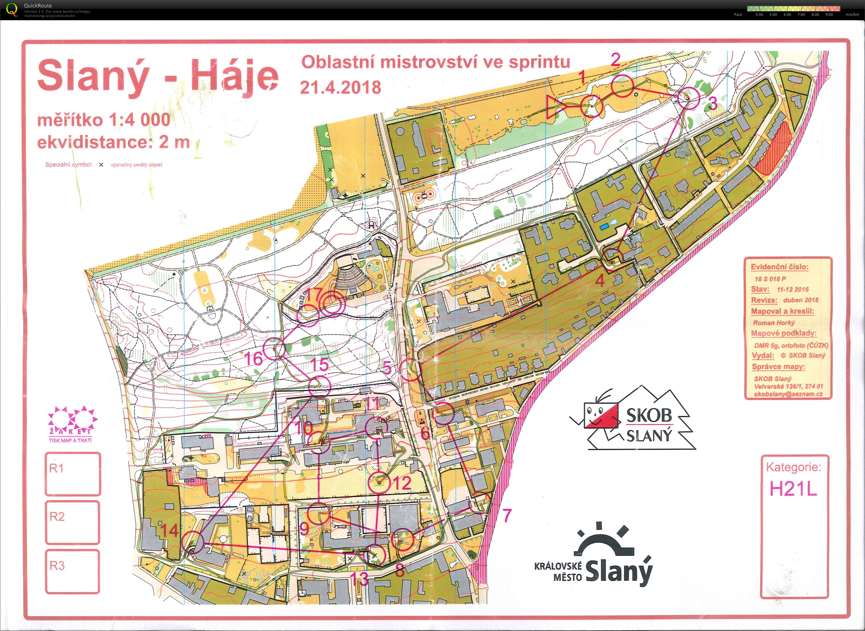 Přebor Prahy sprint (21.04.2018)