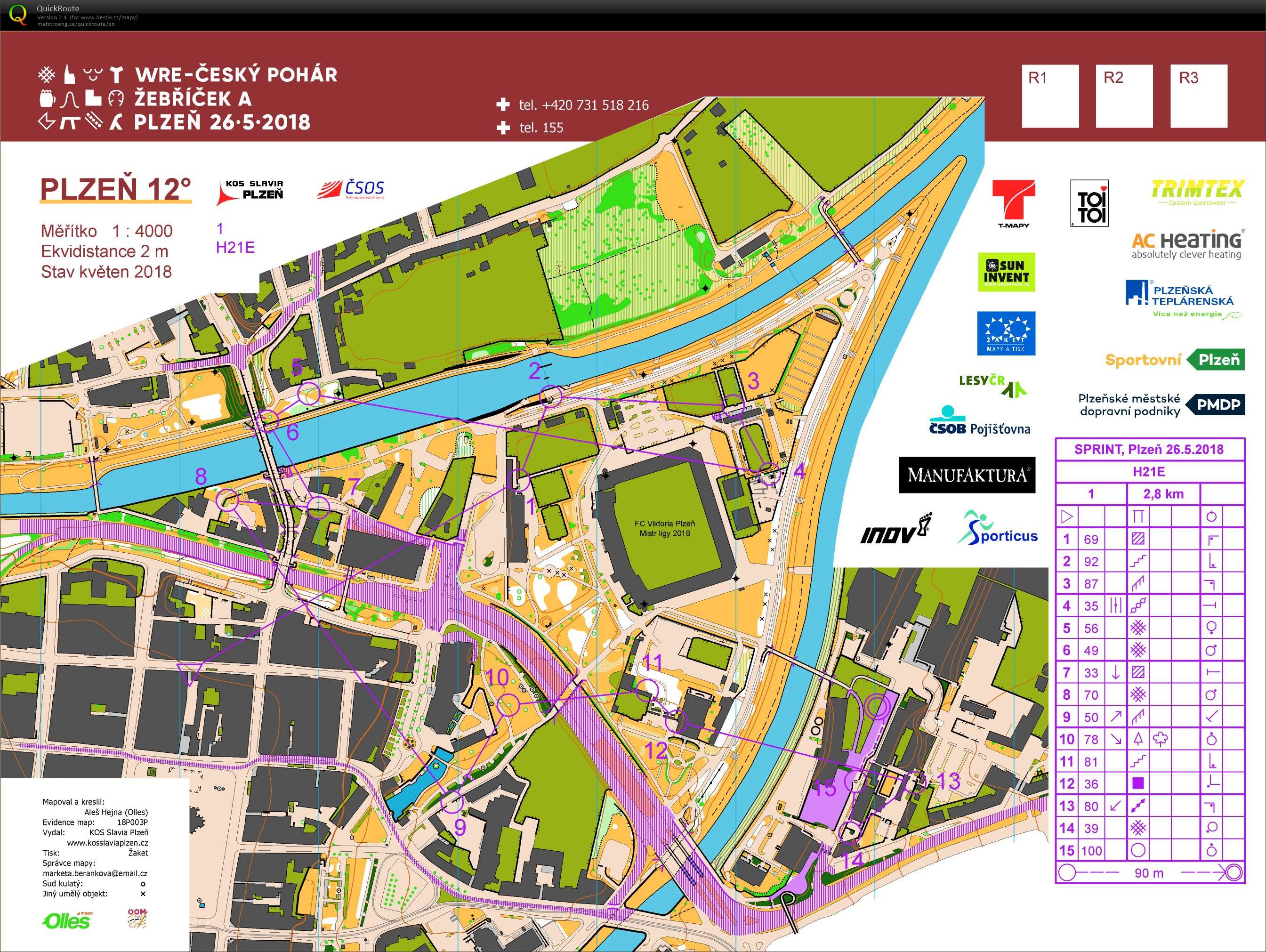 ČP sprint Plzeň (H21E) (26.05.2018)