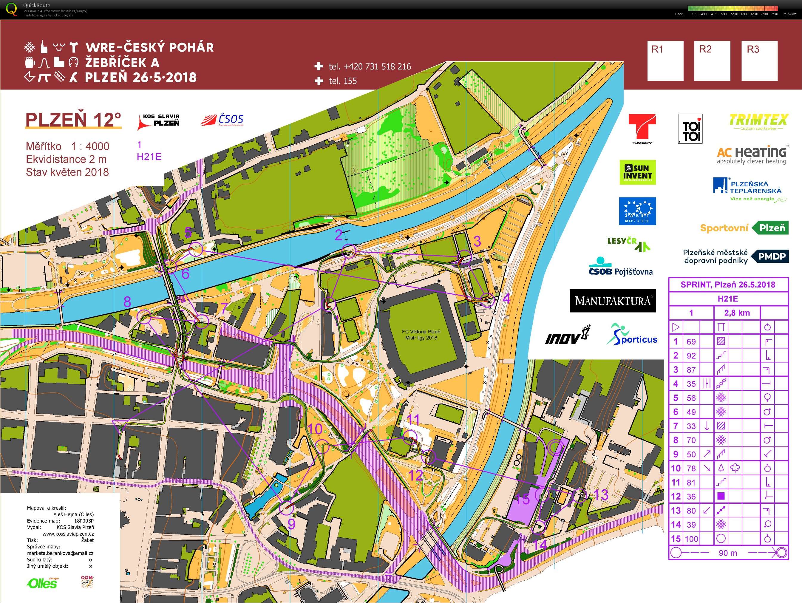 ČP sprint Plzeň (H21E) (26.05.2018)