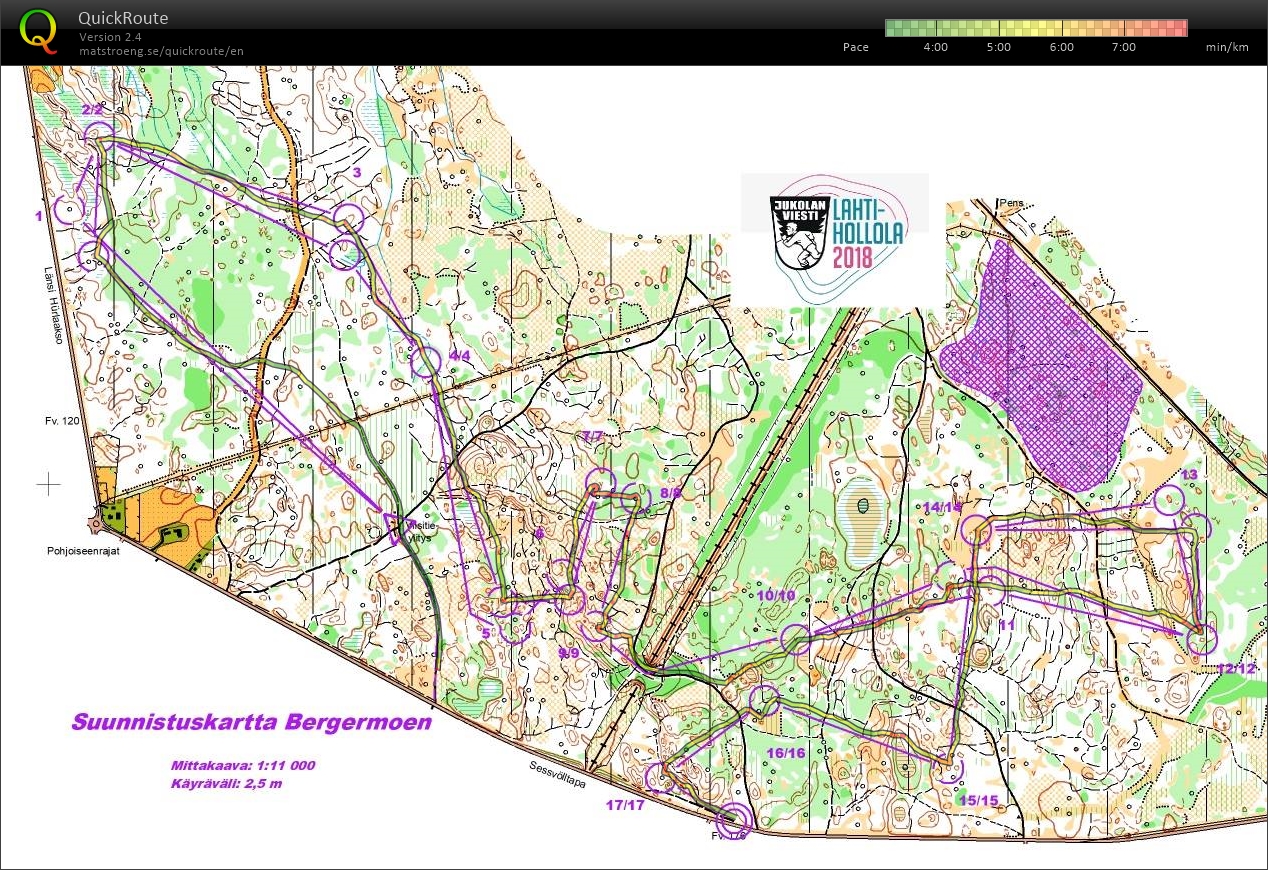 Jukola mass start Bergermoen (10.06.2018)
