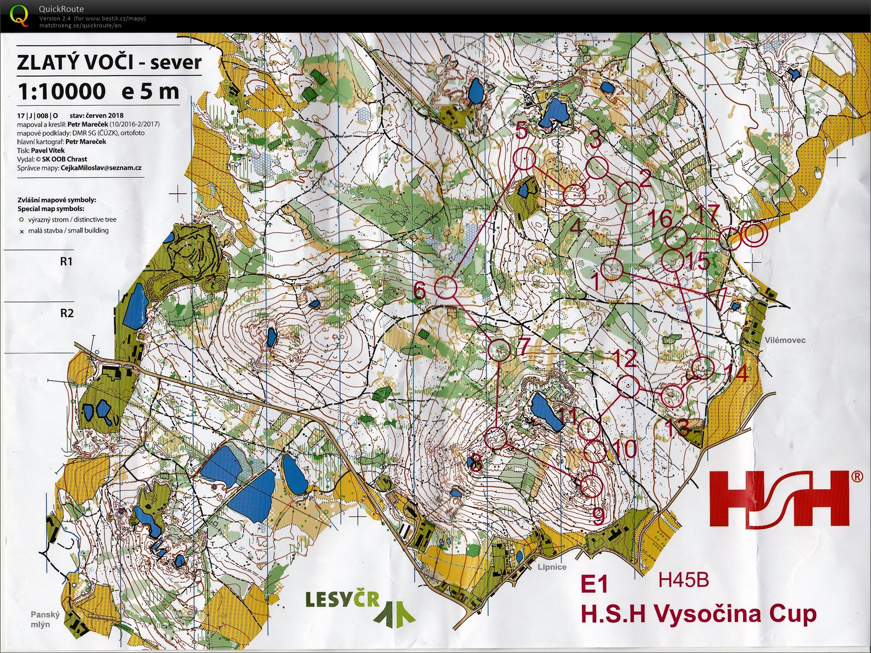 HSH Vysočina Cup - E1 (13.07.2018)