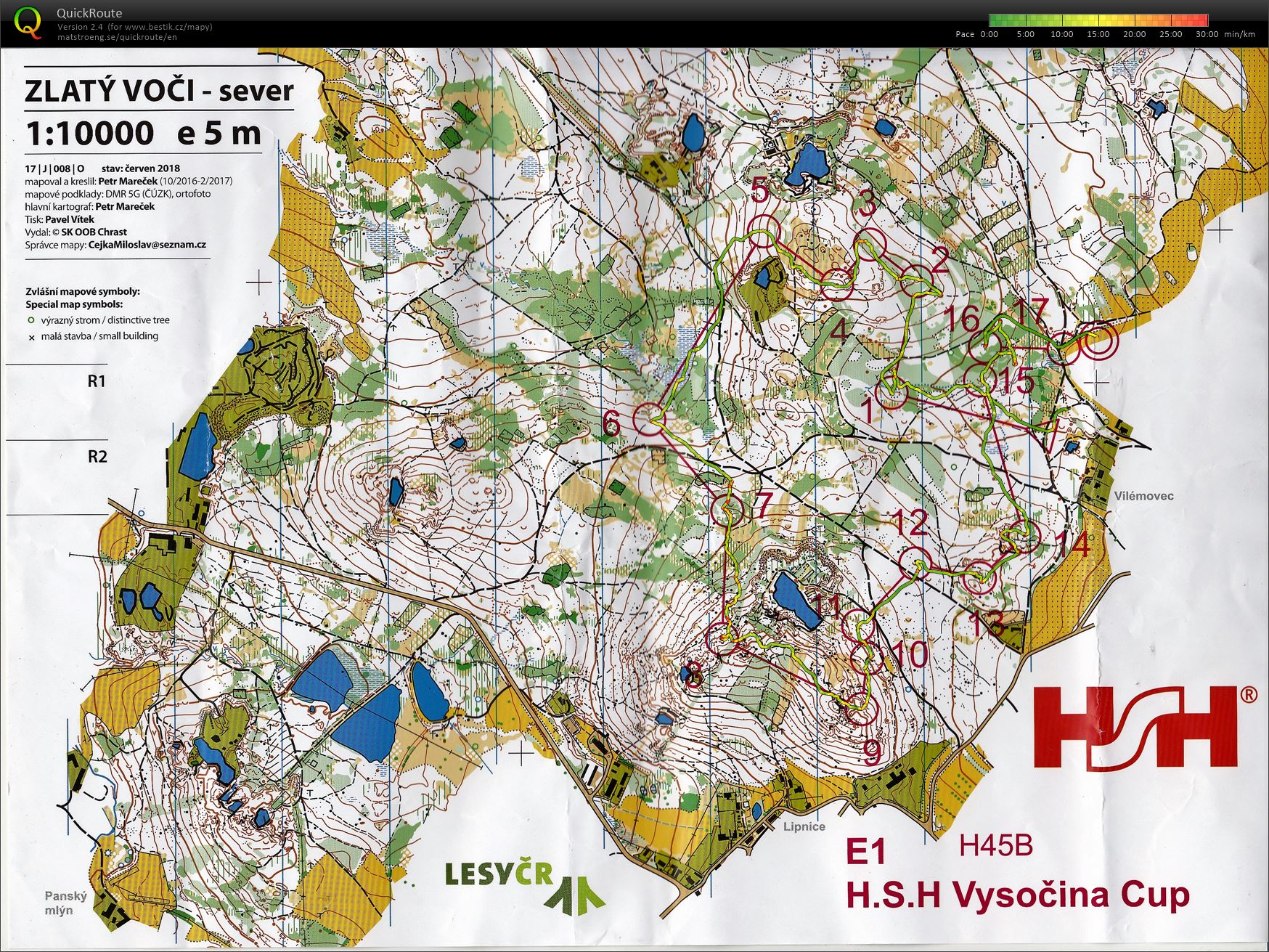 HSH Vysočina Cup - E1 (13.07.2018)