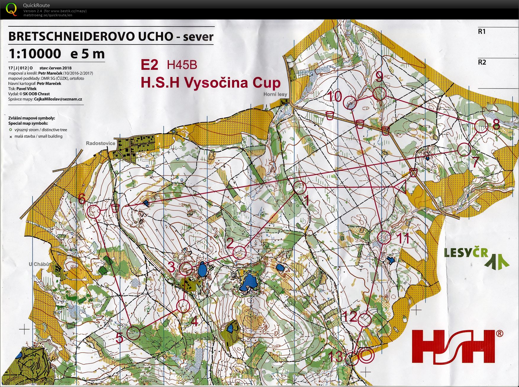 HSH Vysočina Cup - E2 (14.07.2018)