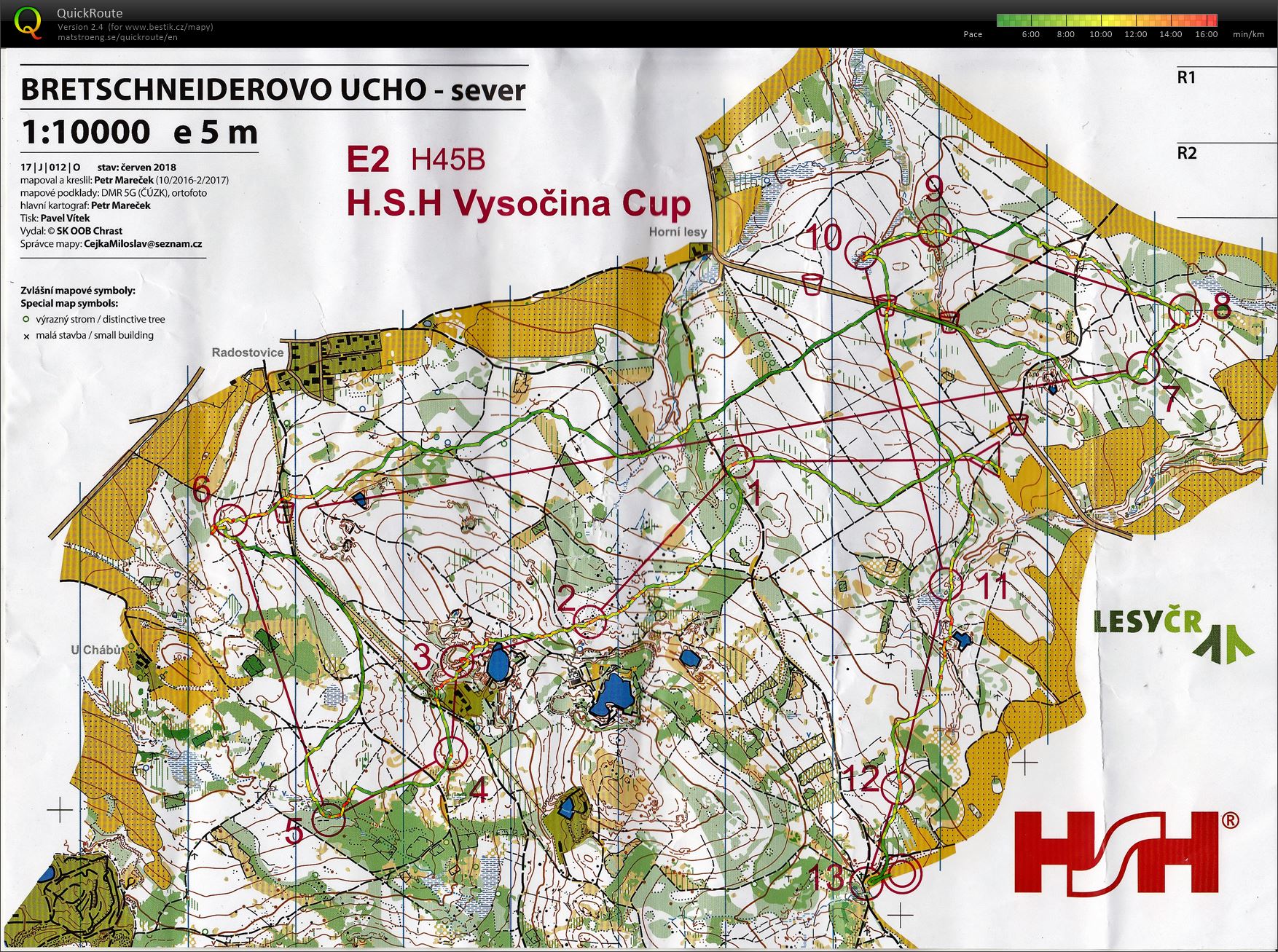 HSH Vysočina Cup - E2 (14.07.2018)