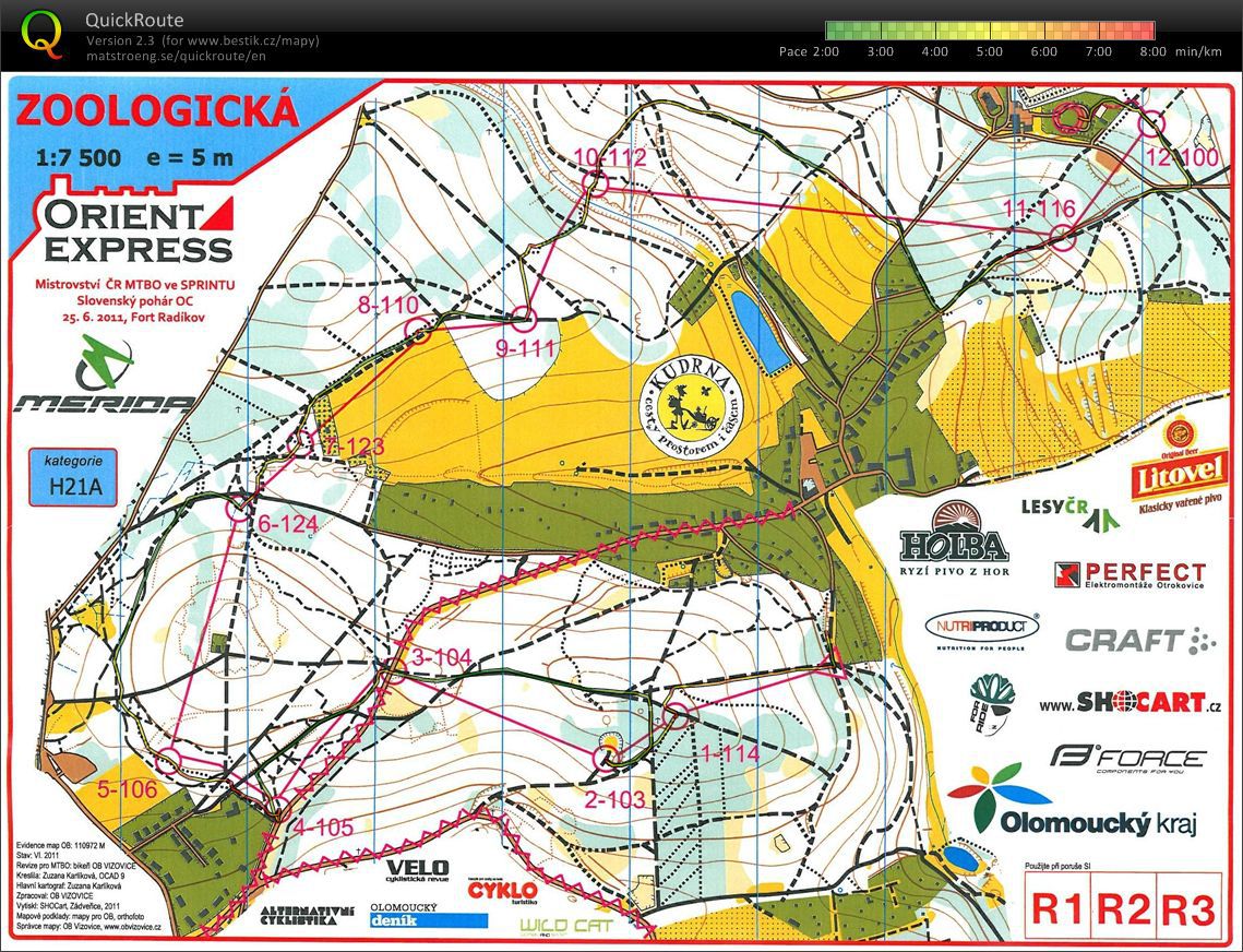 MČR MTBO sprint (25.06.2011)