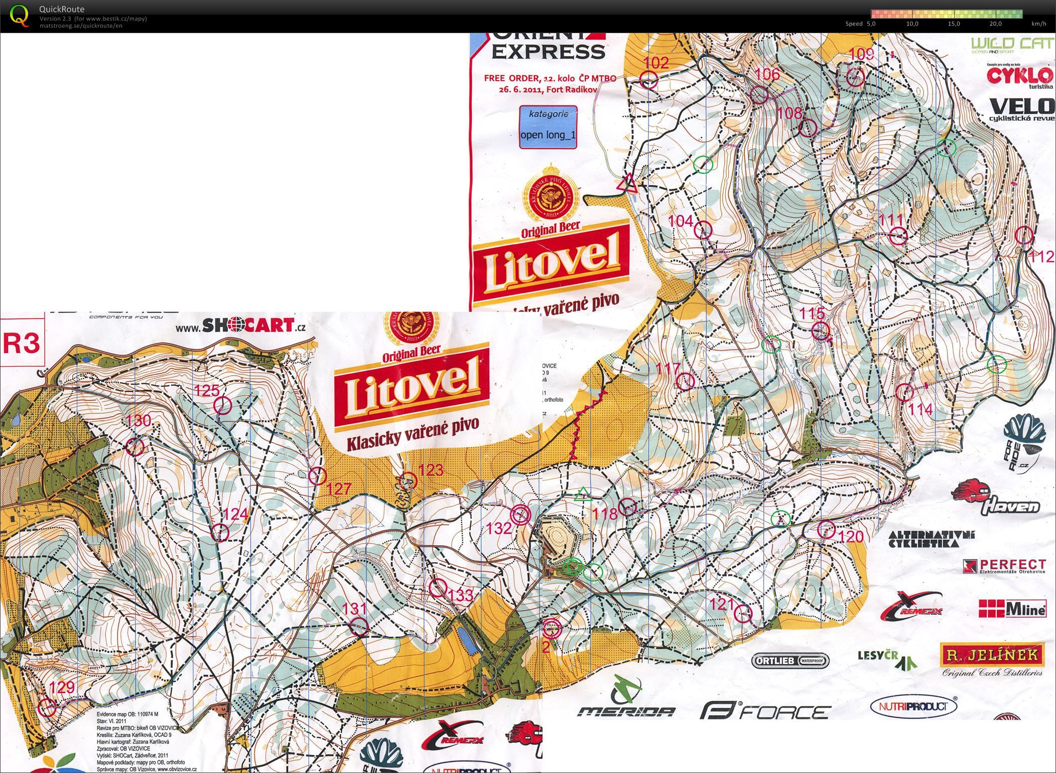 12. kolo Českého poháru MTBO 2011 (26.06.2011)