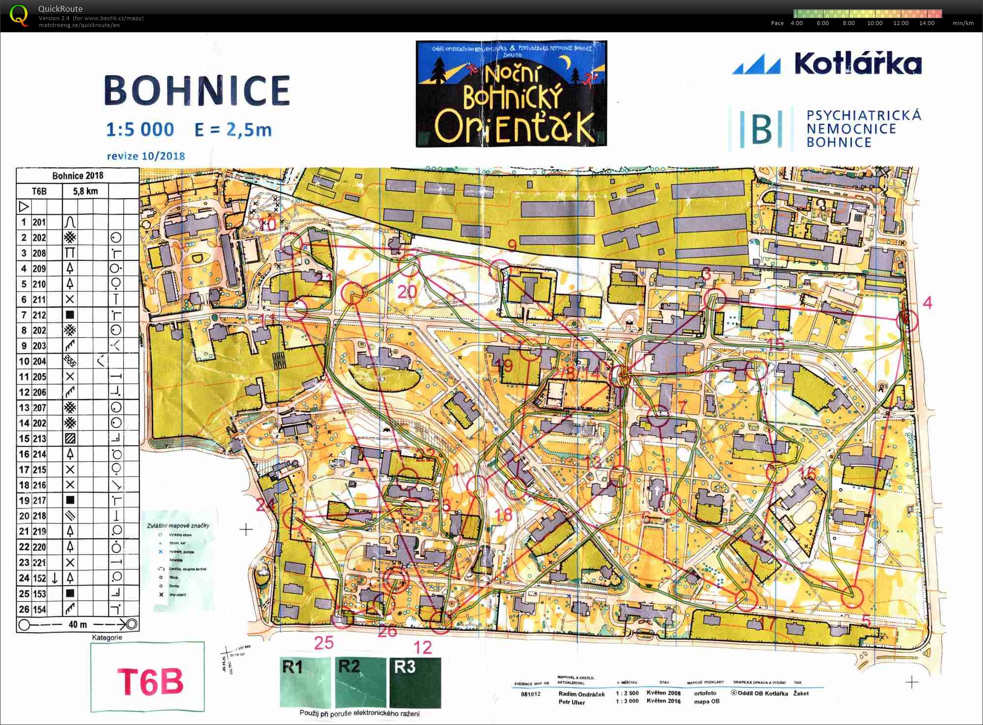Bohnický noční OB (01.11.2018)