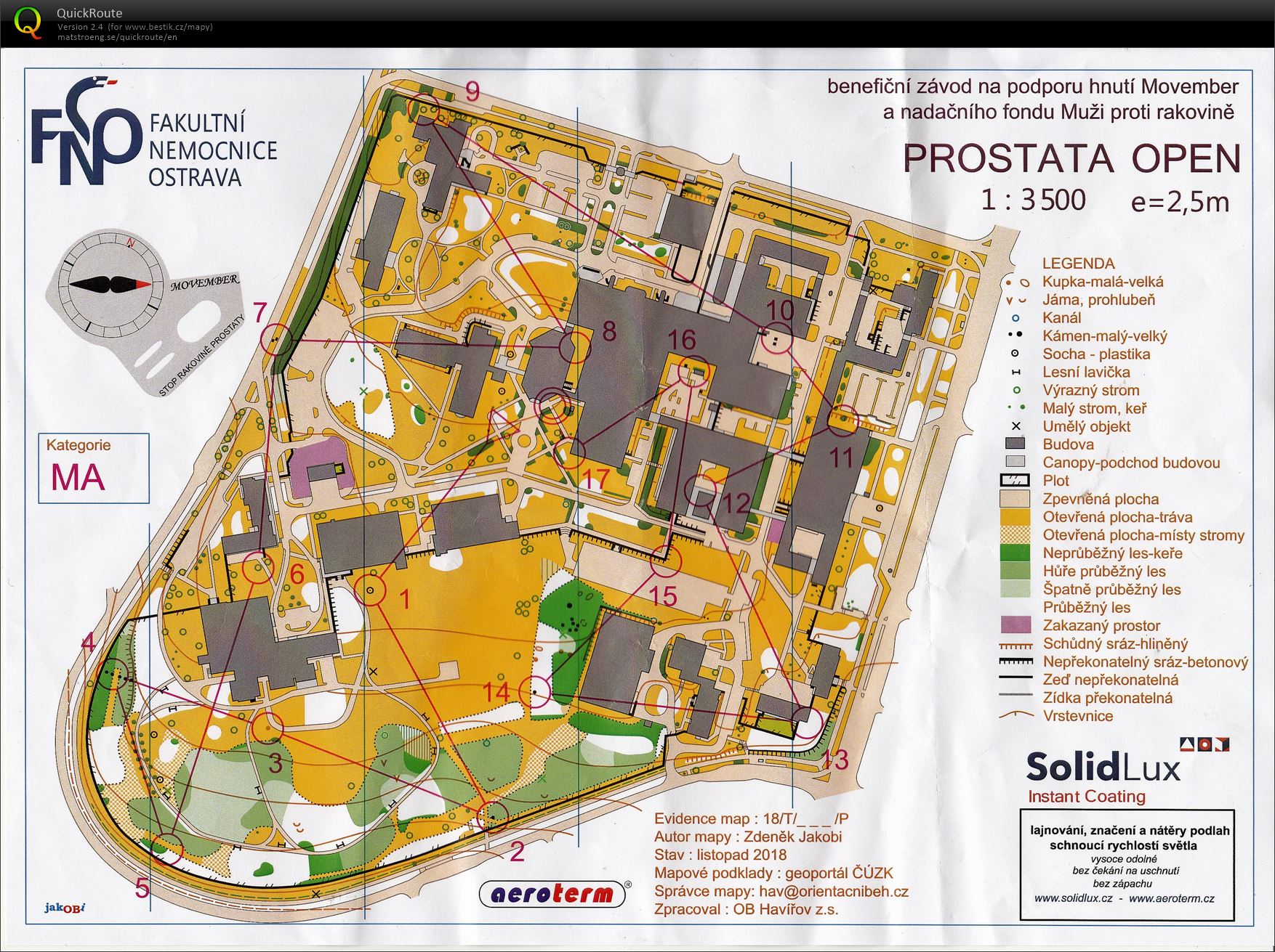 1. Slezská zimní liga - Prostata Open (24.11.2018)