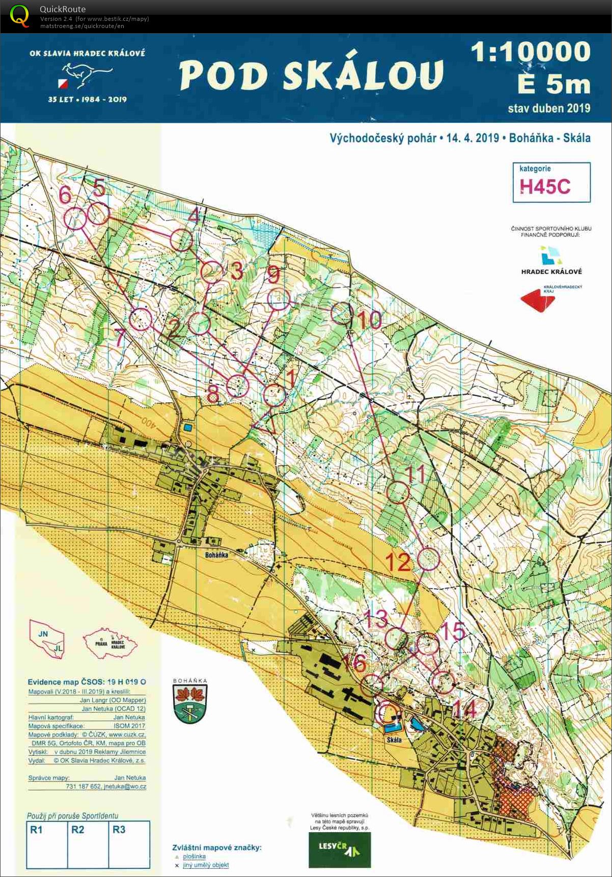 INOV-8 CUP - žebříček A, oblastní žebříček (14.04.2019)