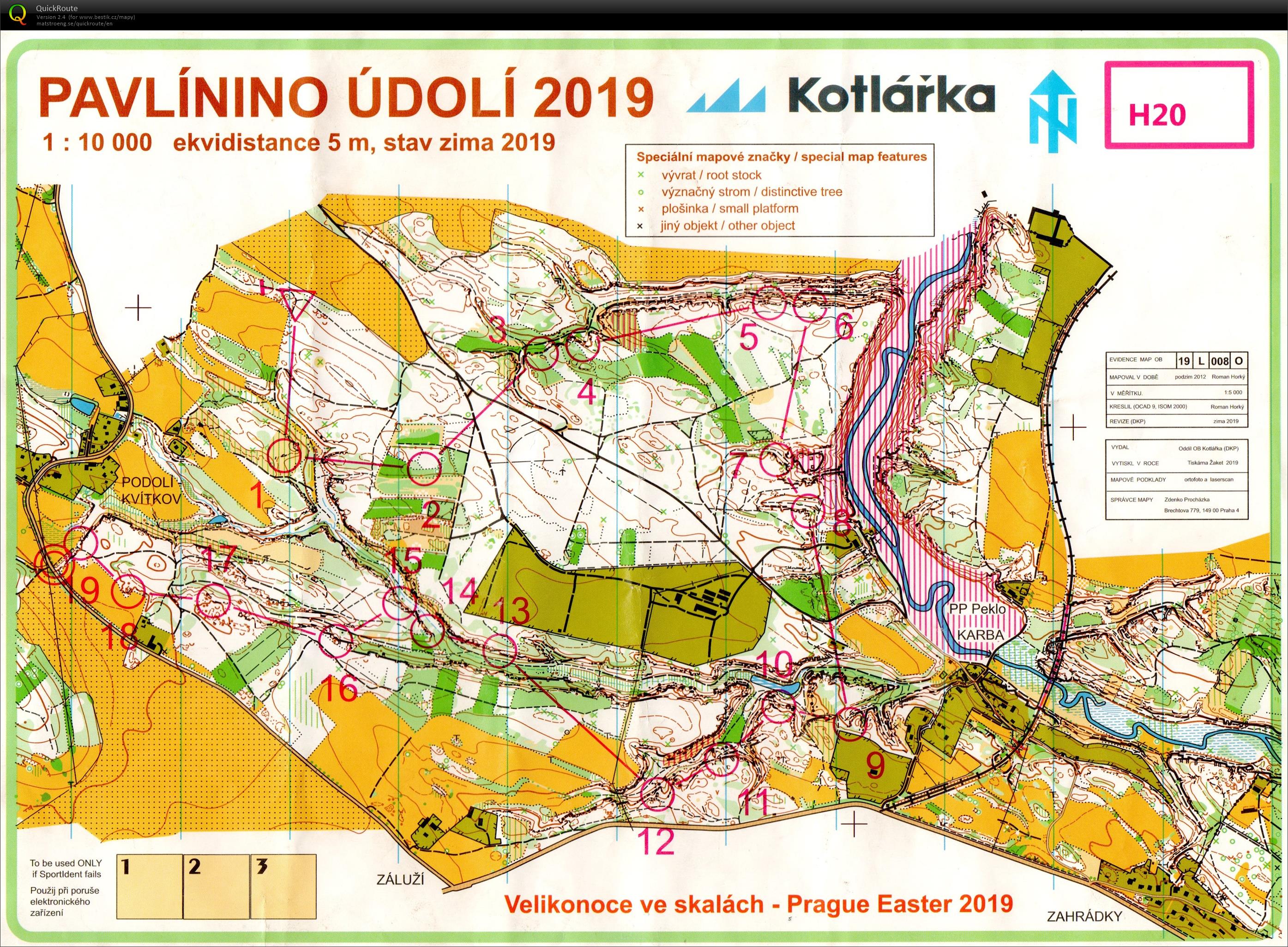 Velikonoce ve skalách E1 (19.04.2019)