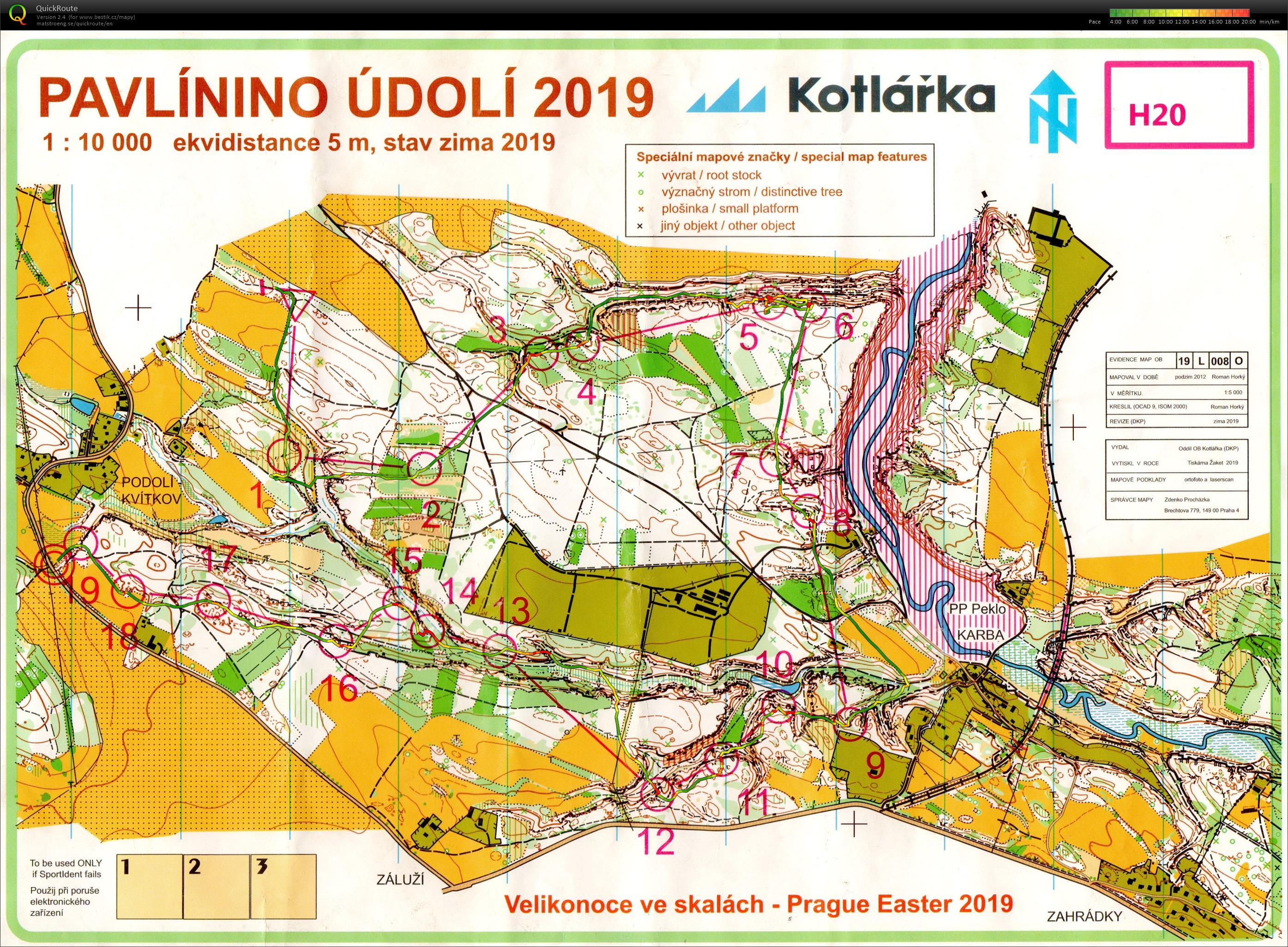 Velikonoce ve skalách E1 (19.04.2019)