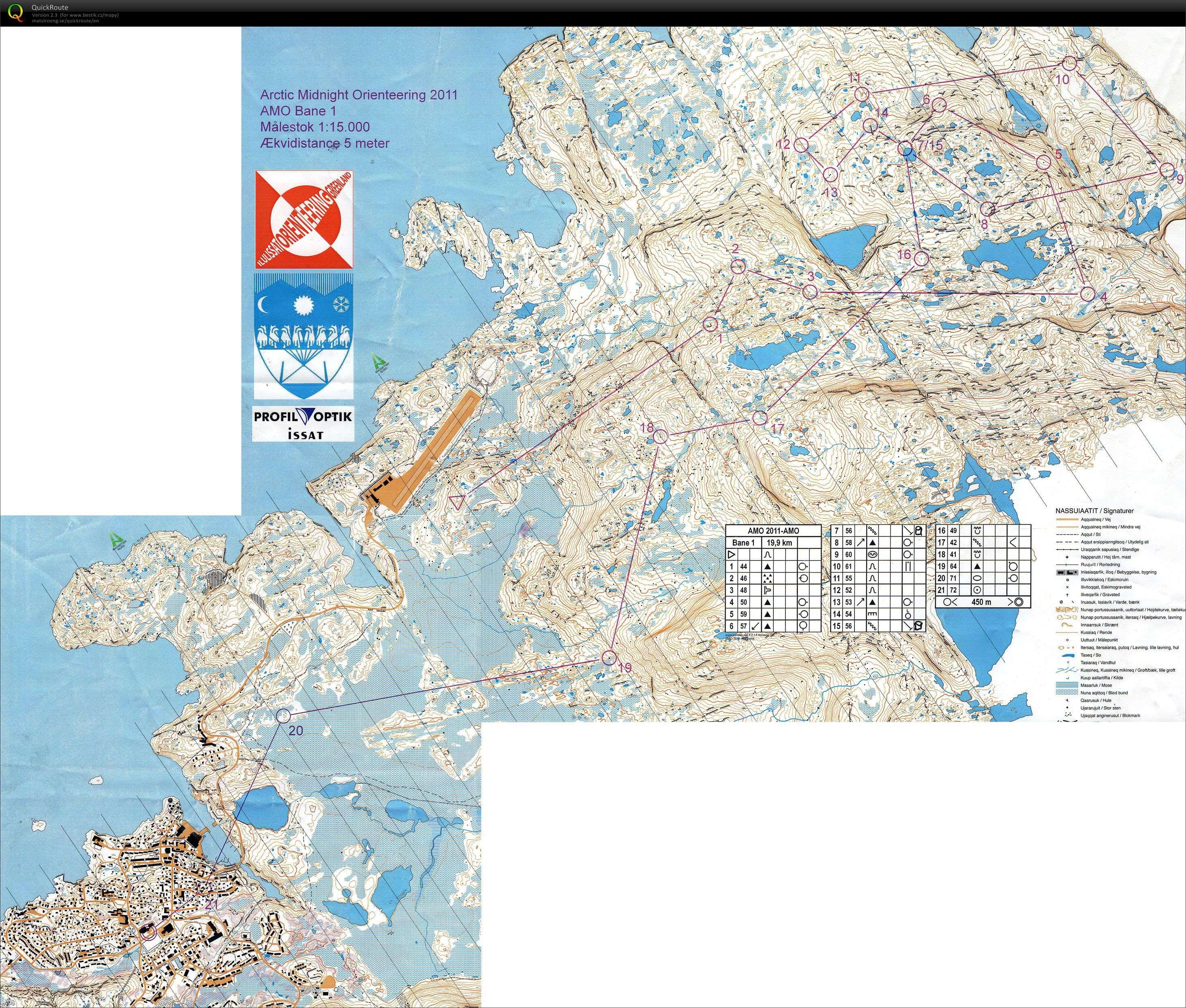 Greenland AMO: Arctic Midnight Orienteering (24.06.2011)