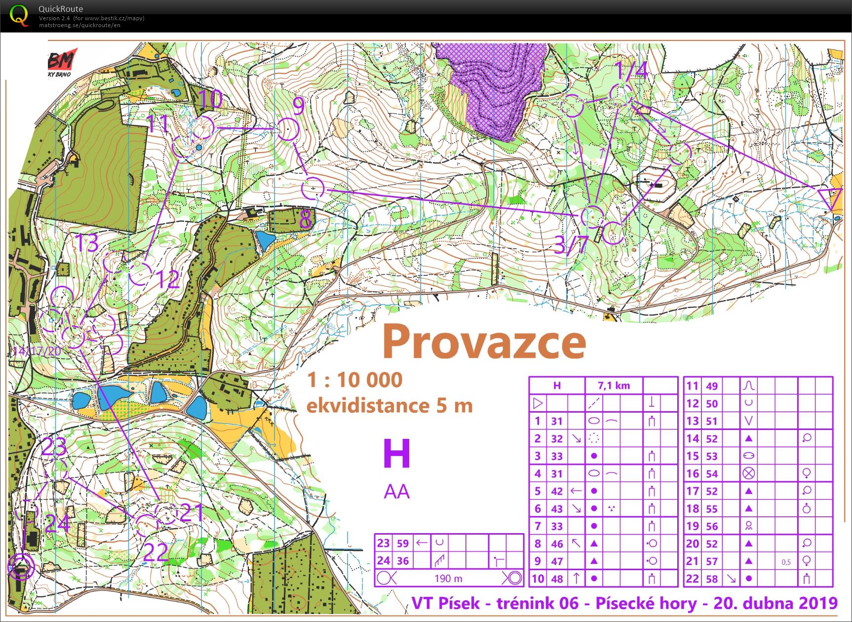 TC Písek 03 - noční s hromadným startem (20.04.2019)