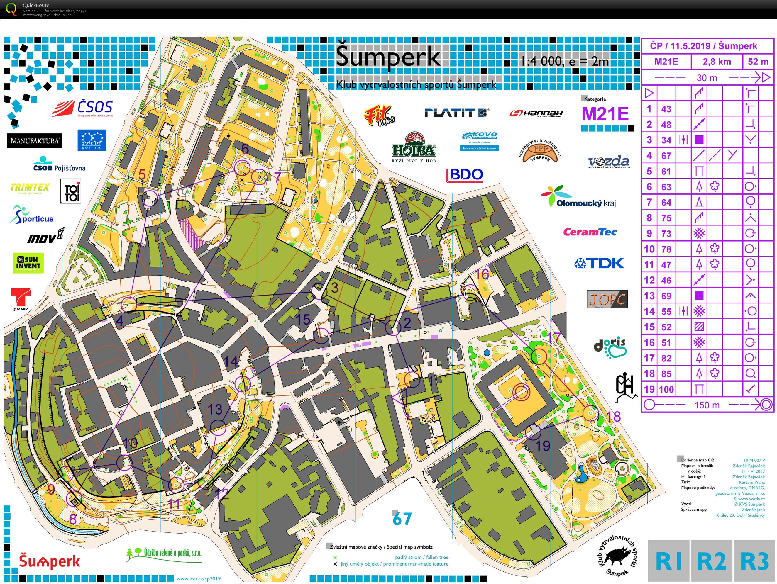 ČP sprint Šumperk (H21E) (11.05.2019)