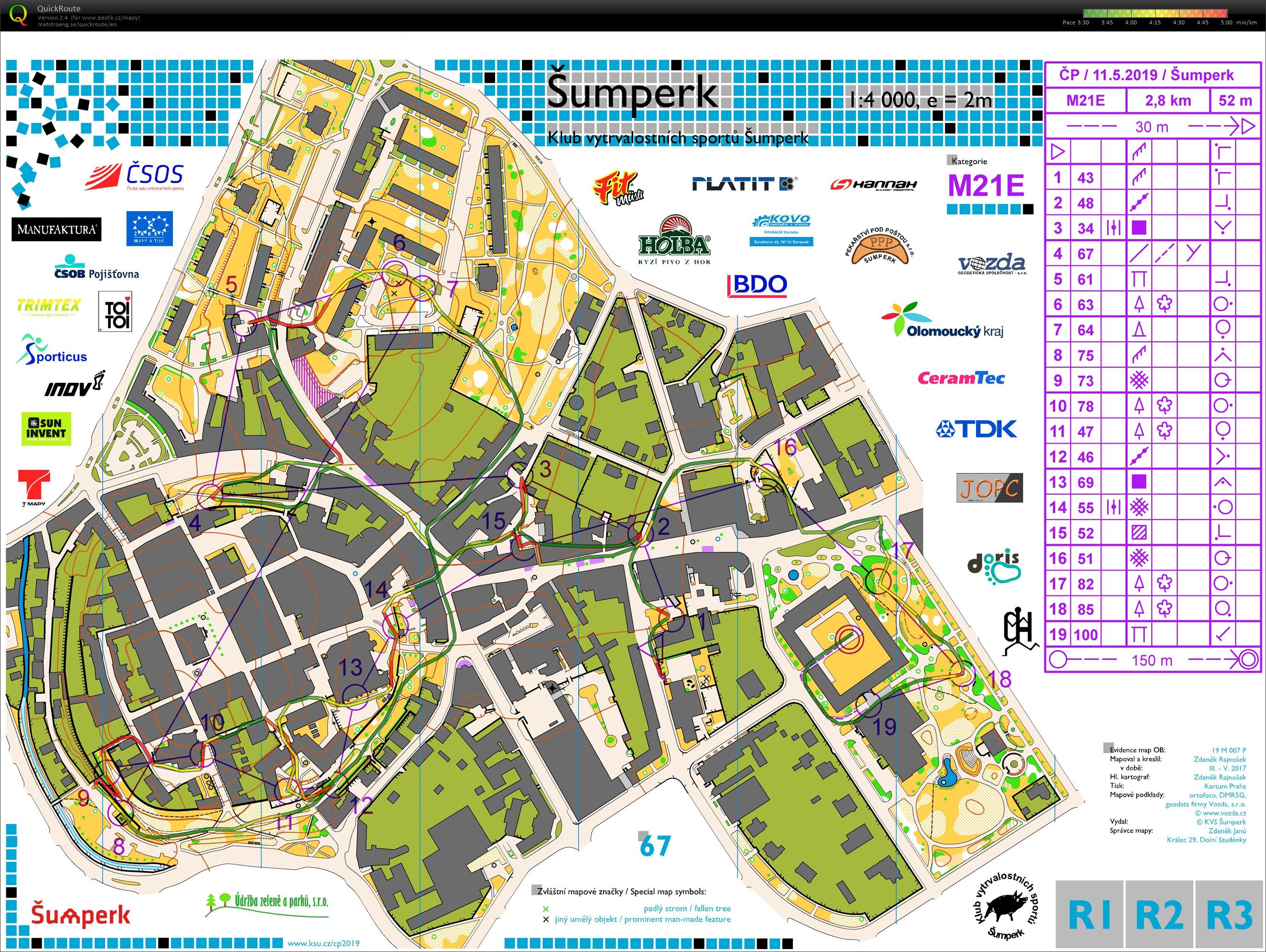 ČP sprint Šumperk (H21E) (11.05.2019)