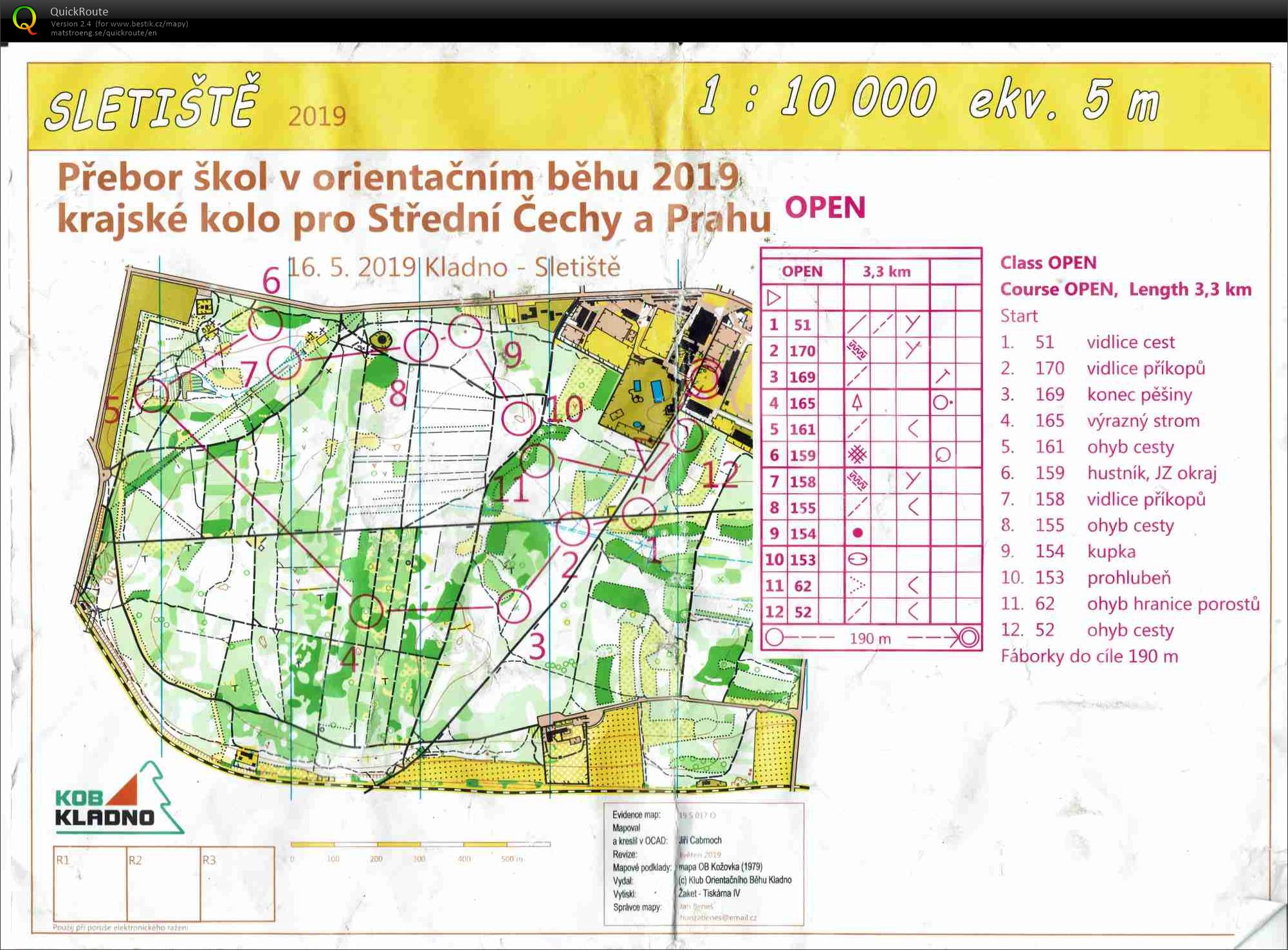Přebor škol v OB (16.05.2019)