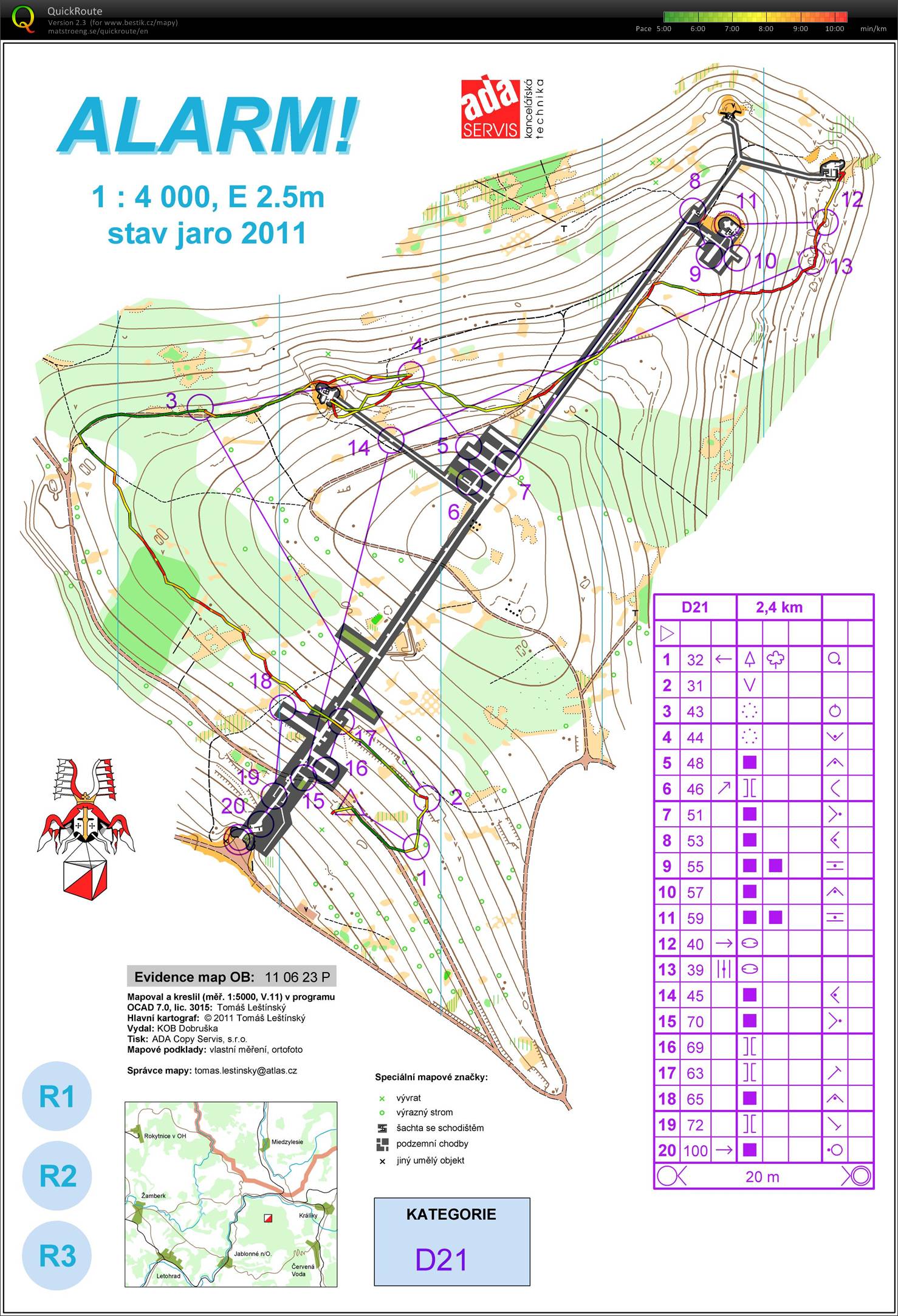 Advanta cup - Podzemní sprint (04.07.2011)