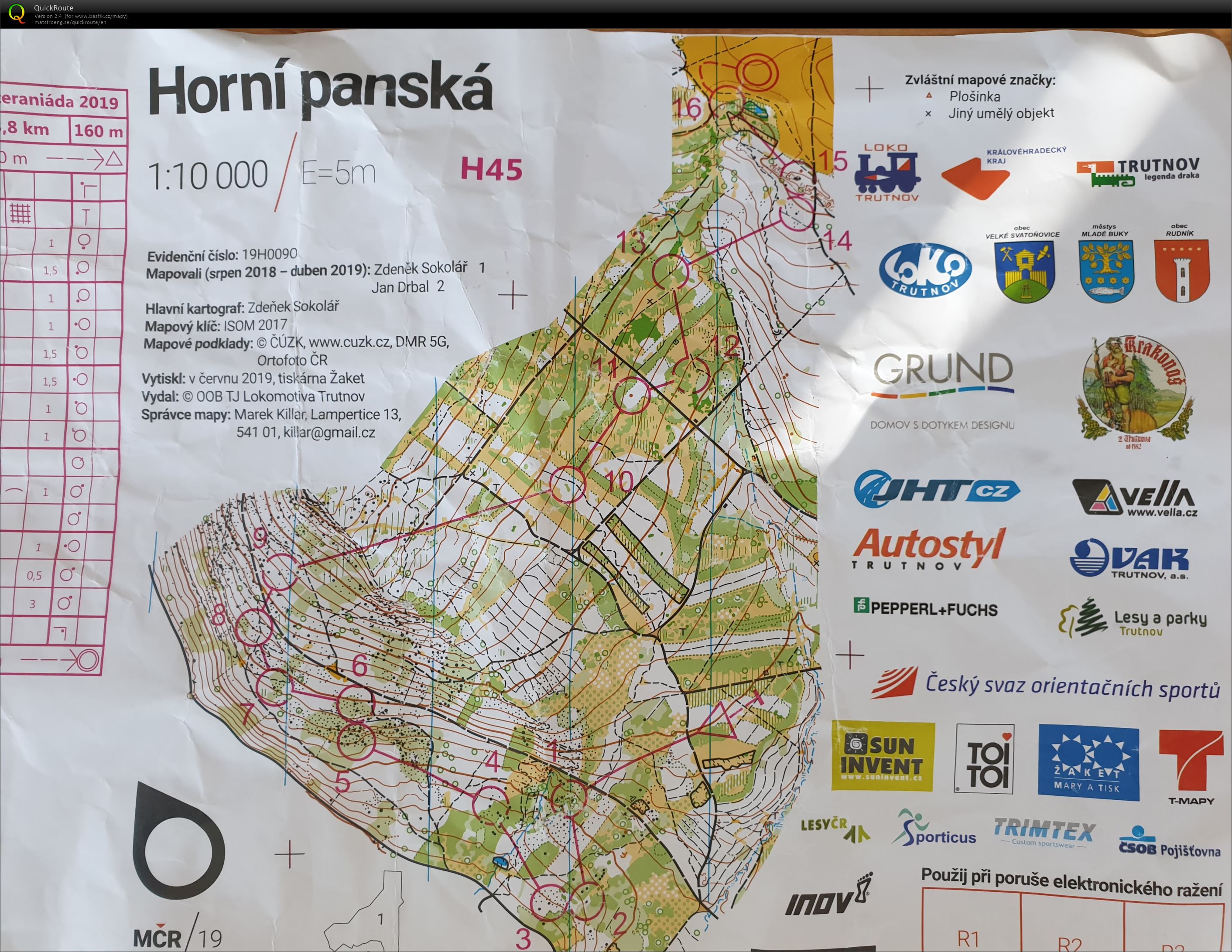 Veteraniáda ČR middle - H45 - semifinále  (22.06.2019)