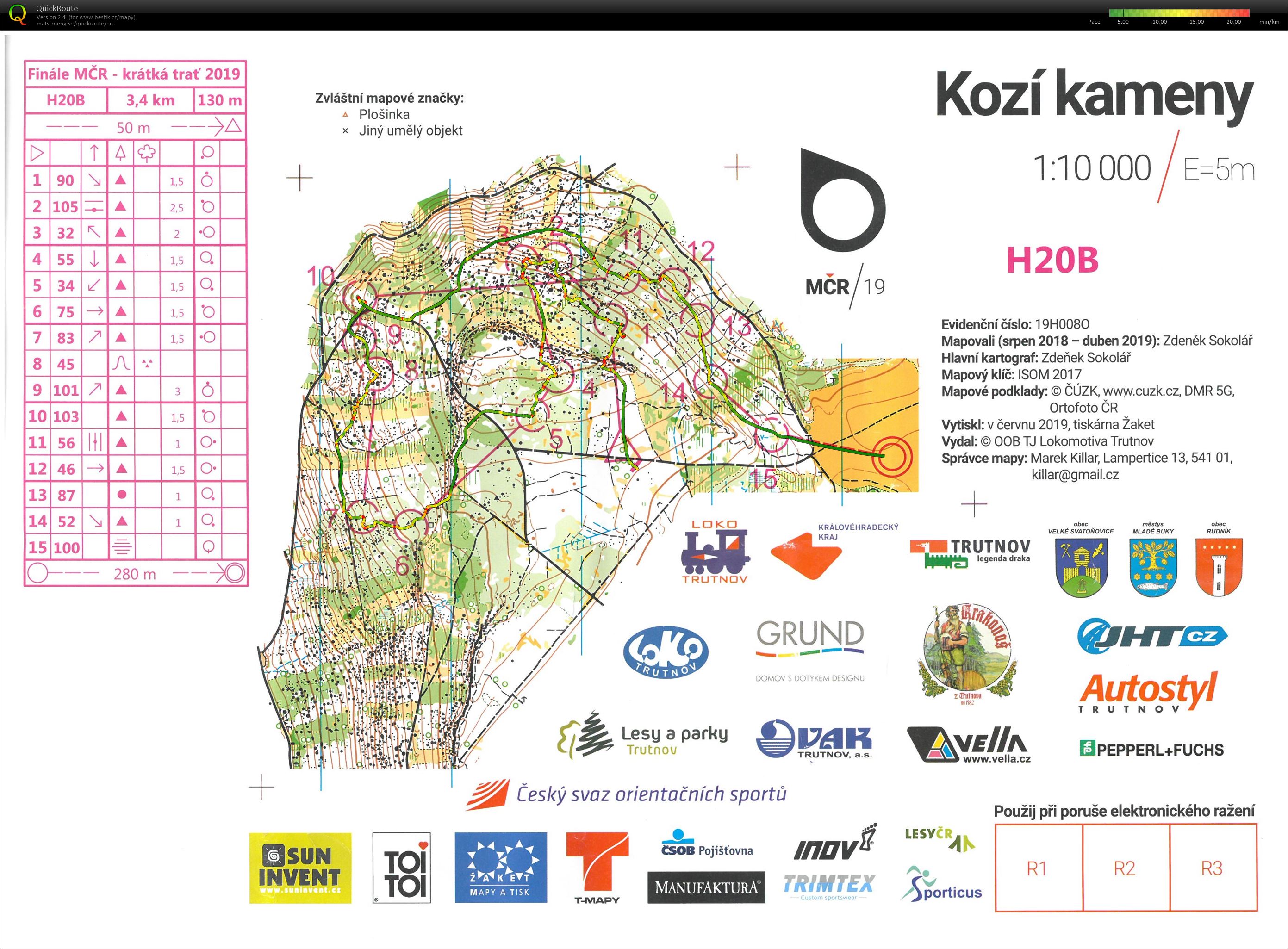 MČR krátká - finále (23.06.2019)