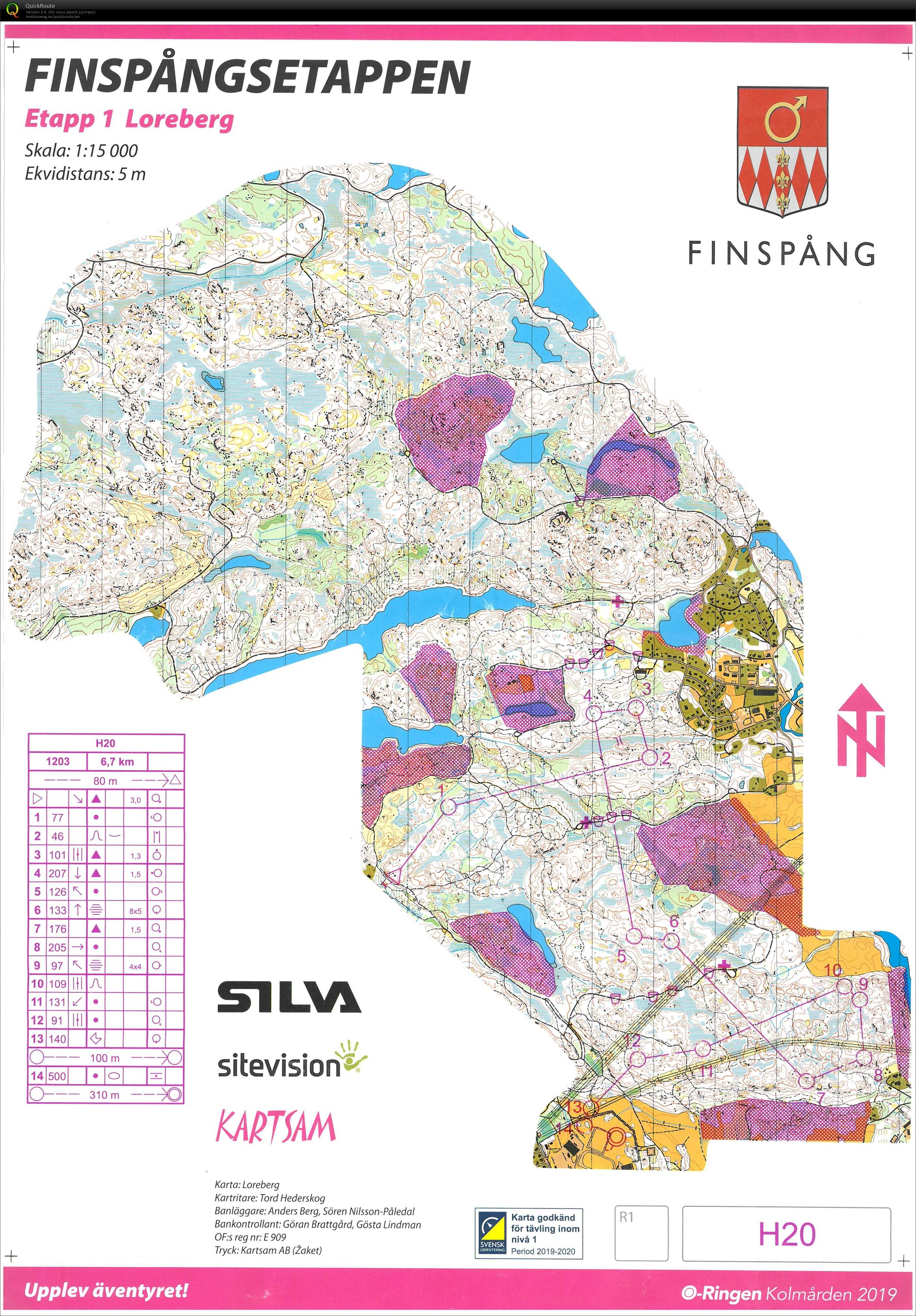 O-Ringen, E1 (22.07.2019)