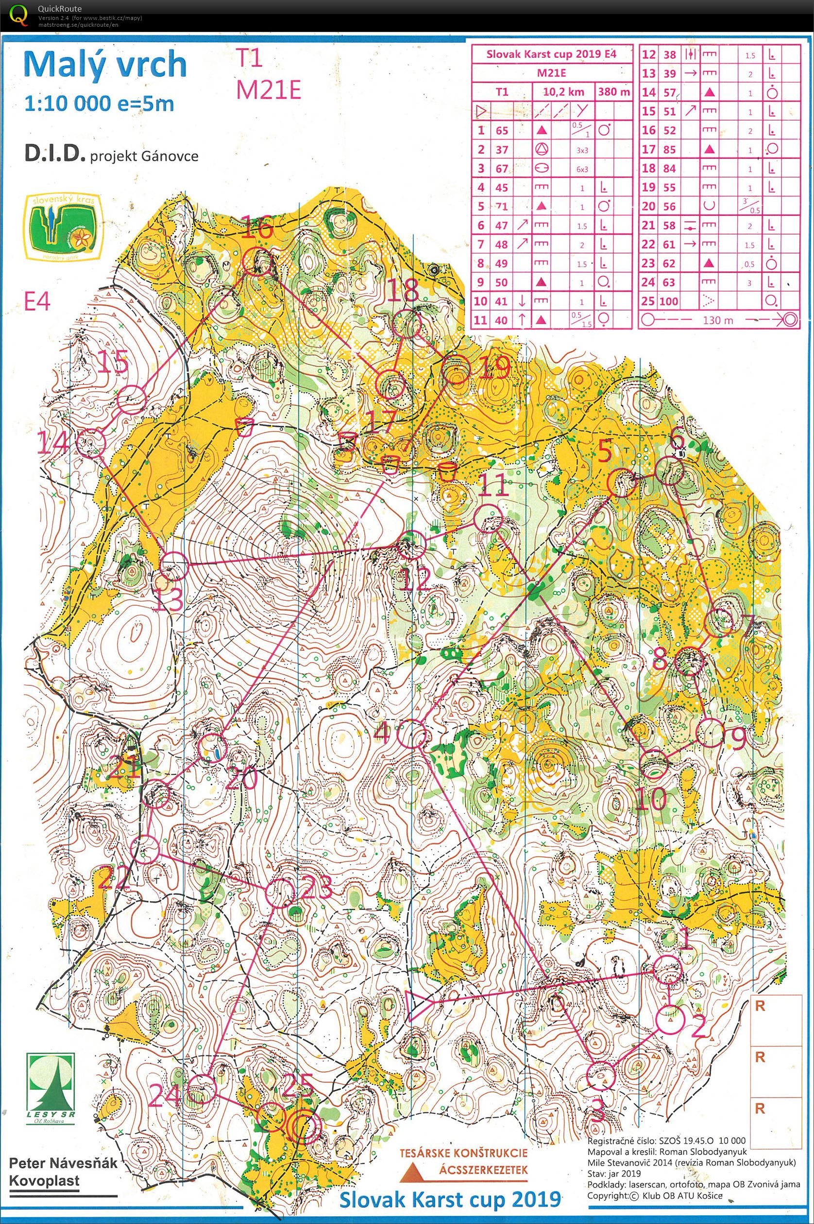 Karst Cup E4 - long (M21E) (11.08.2019)