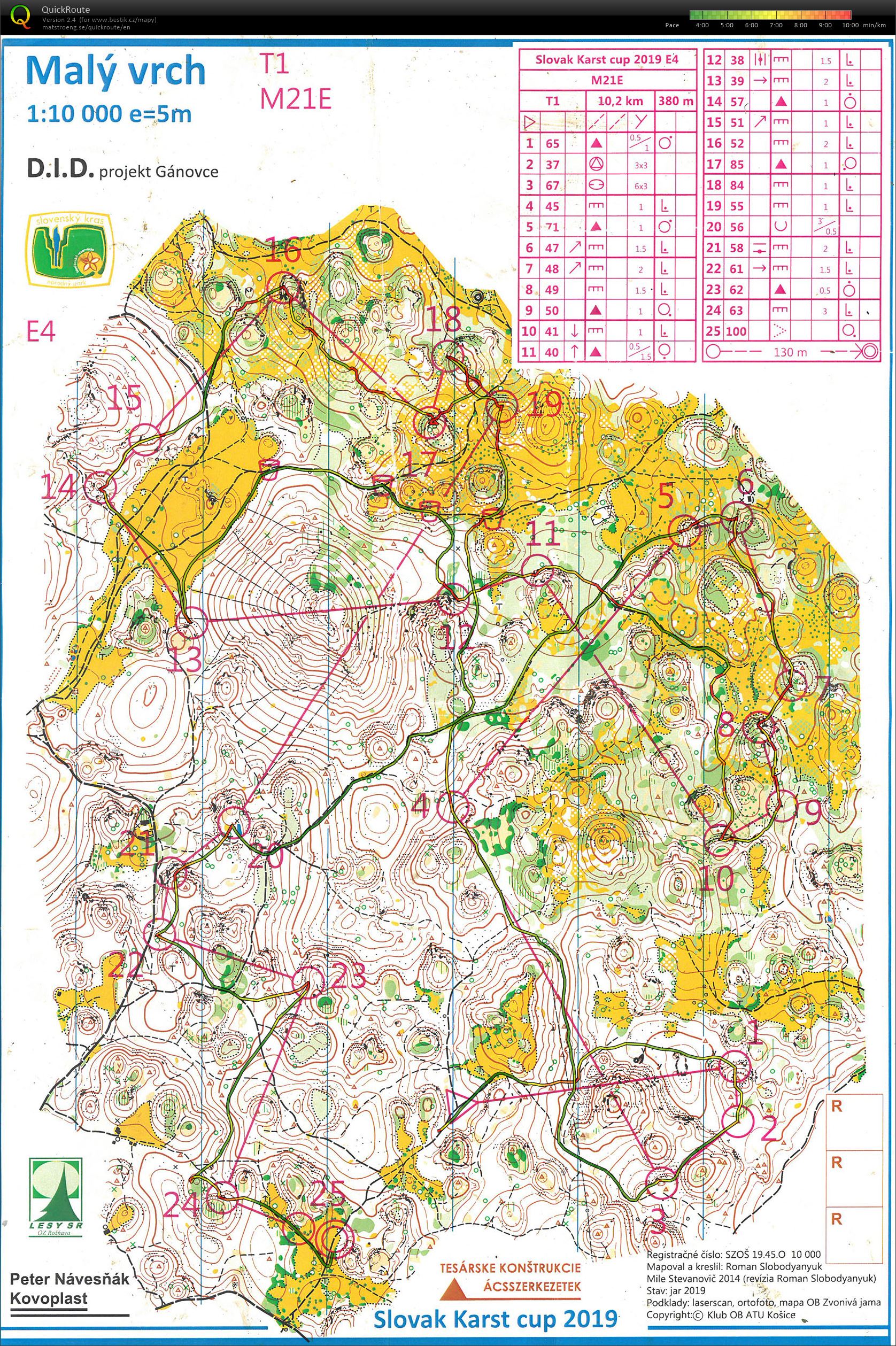 Karst Cup E4 - long (M21E) (11.08.2019)