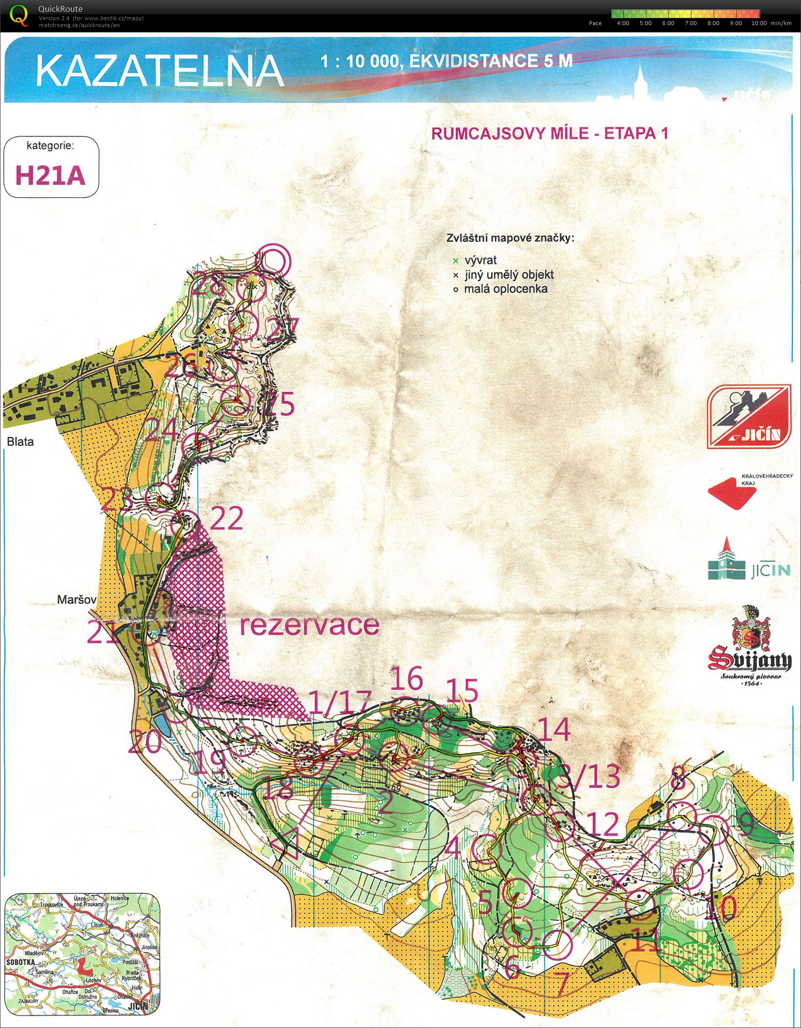 Rumcajsovy míle E1 - middle (H21A) (16.08.2019)
