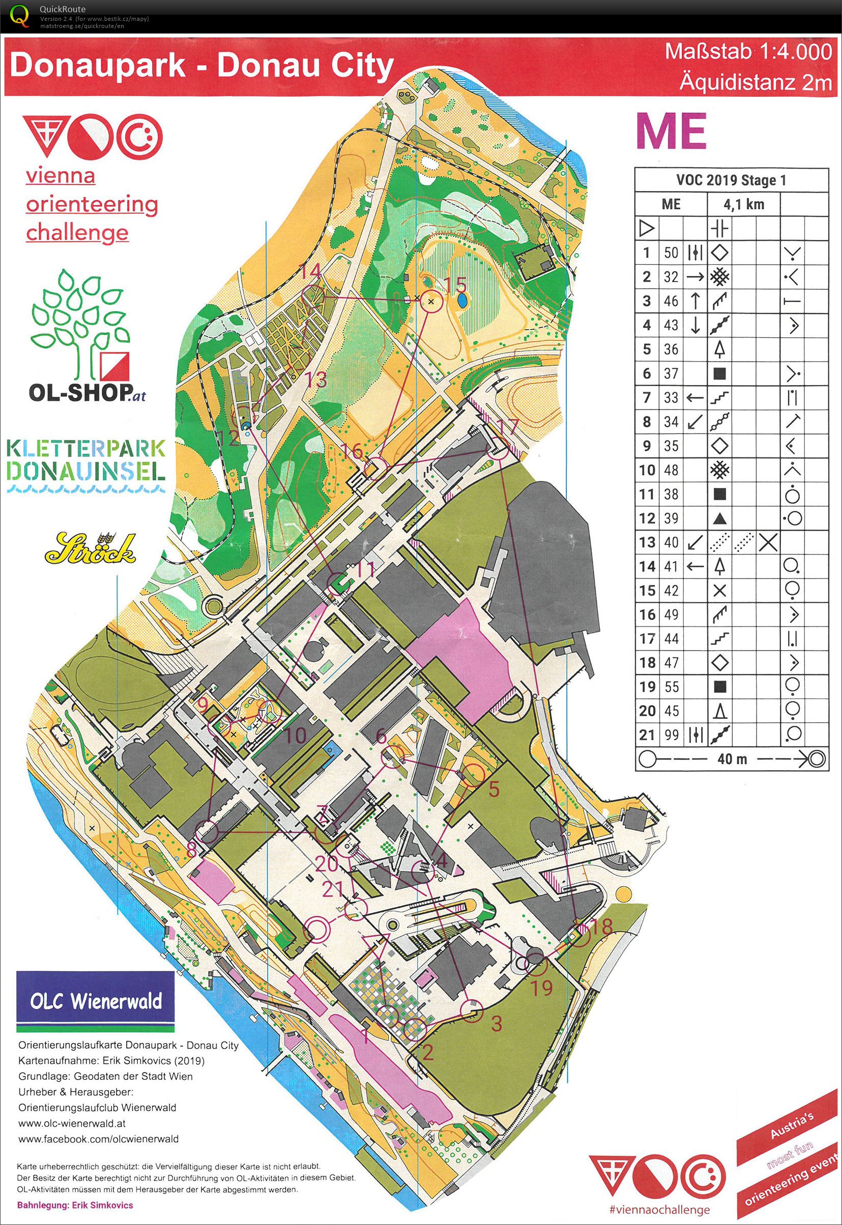 Vienna-O-challenge E1 (ME) (30.08.2019)