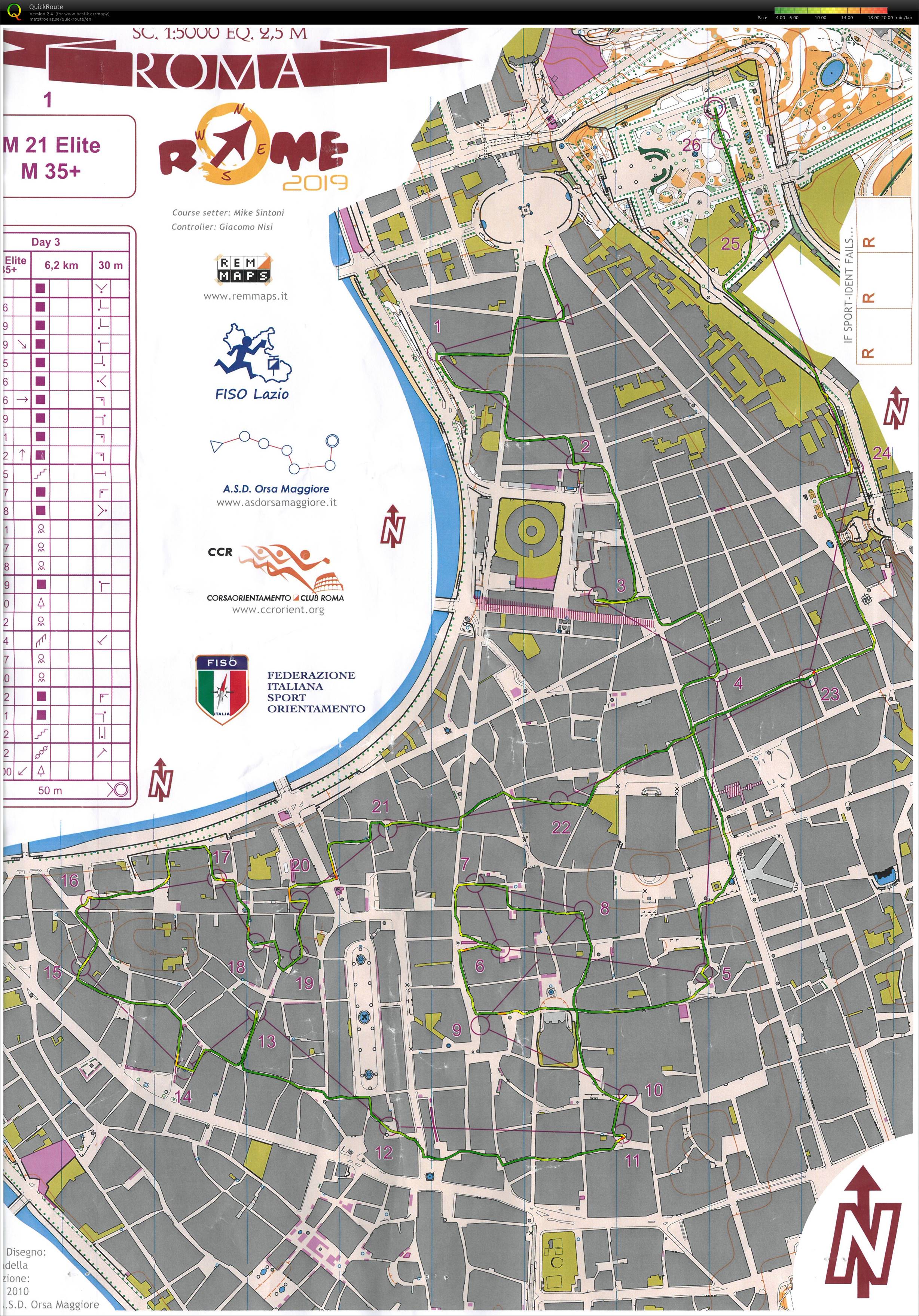Rome Orienteering Meeting, E3 (03.11.2019)