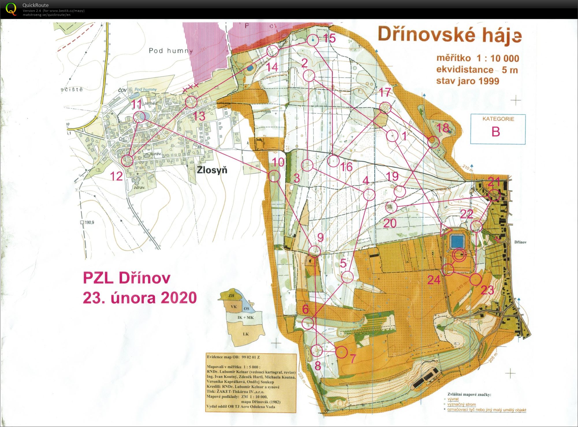 Dřínovský háj po dvaceti letech (23.02.2020)