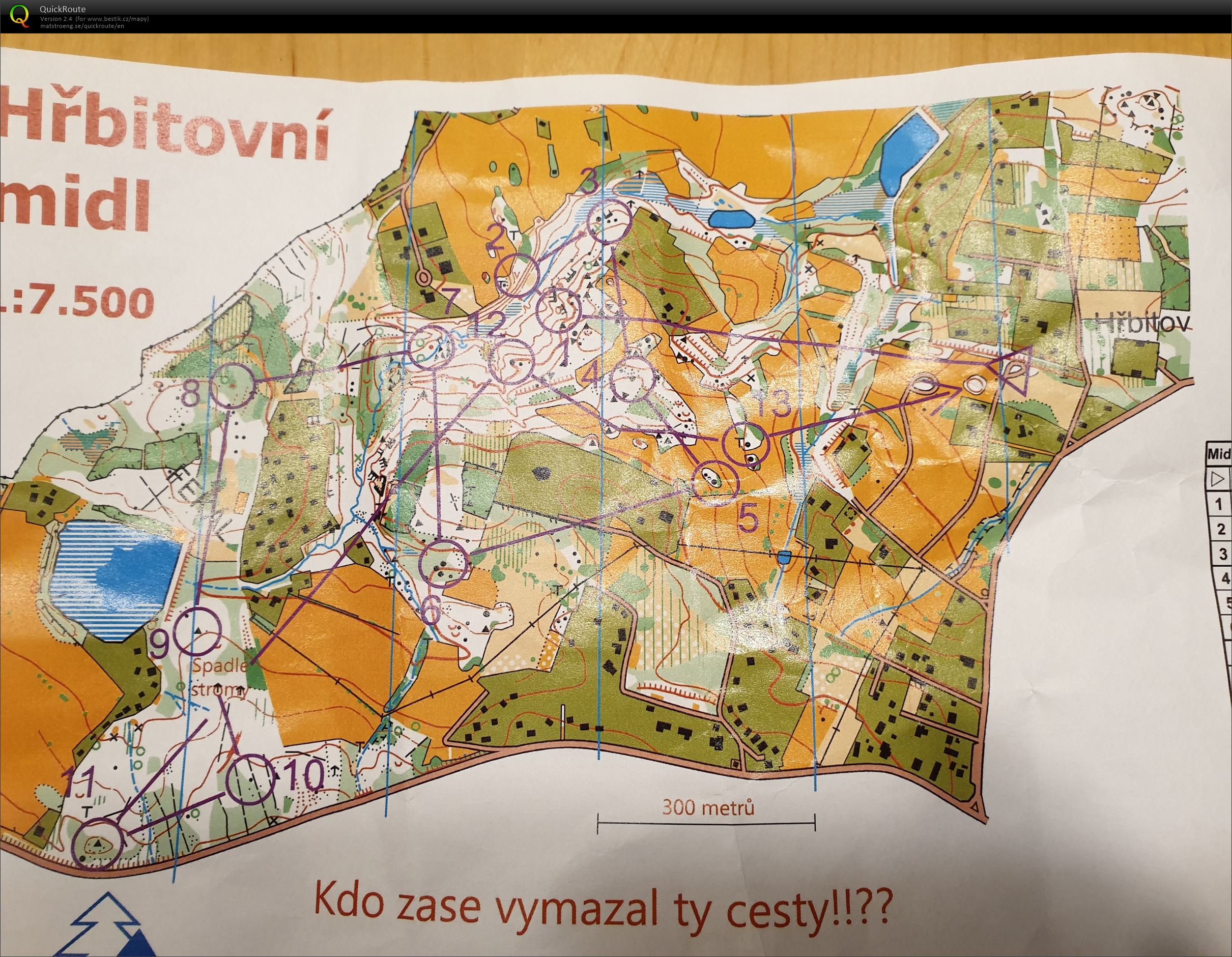 Těptín - middle bez cest (28.03.2020)