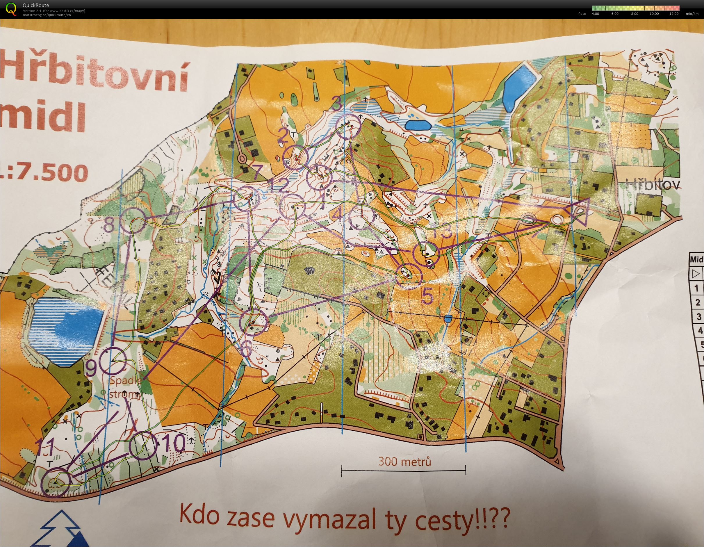 Těptín - middle bez cest (28.03.2020)