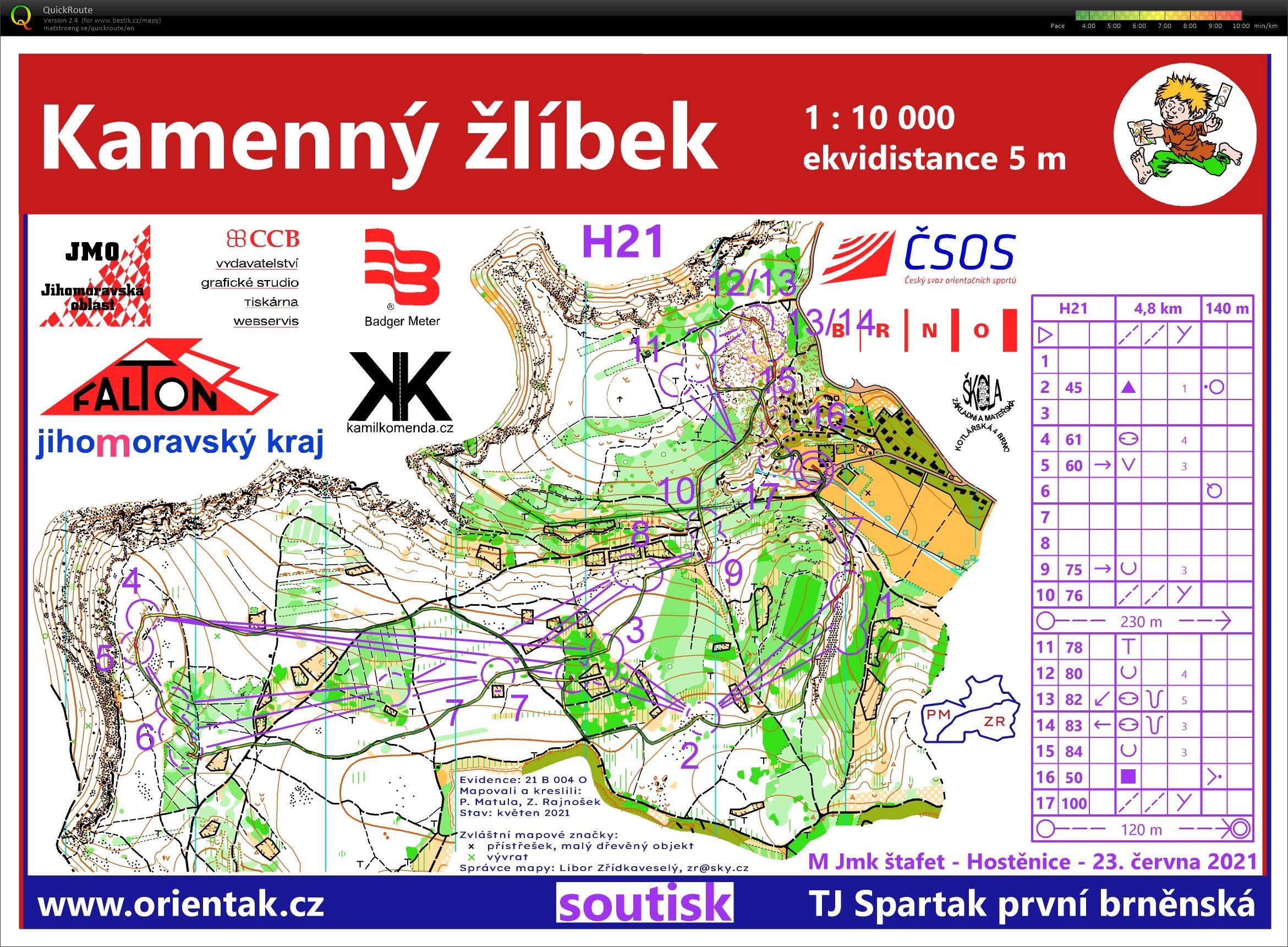 Mistrovství JmO - štafety // Hostěnice (23.06.2021)