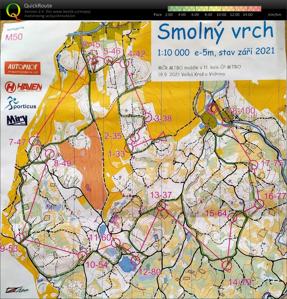 ČP MTBO 11.kolo (18.09.2021)