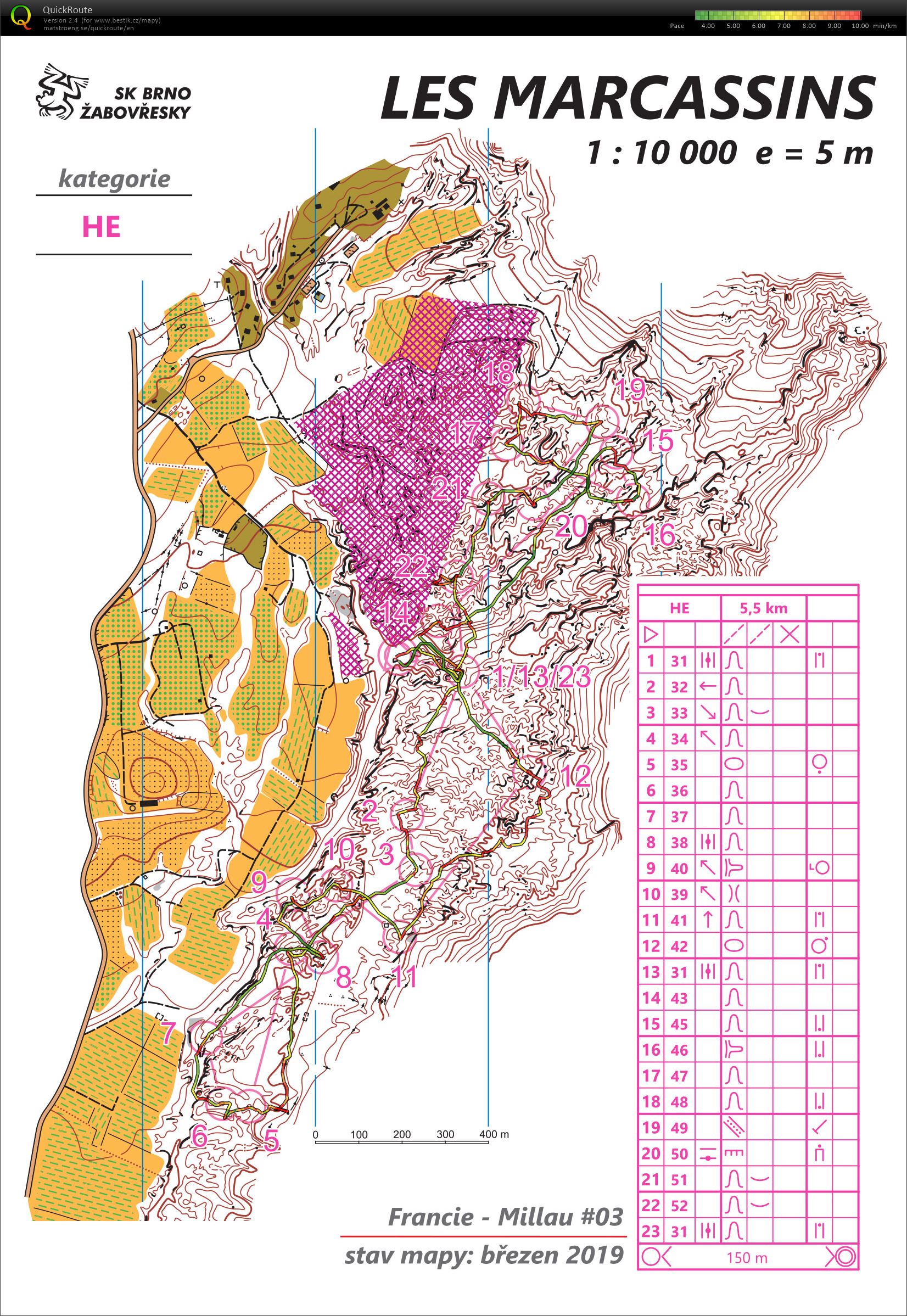 TC Larzac #09 // vrstevnicovka (09.03.2022)