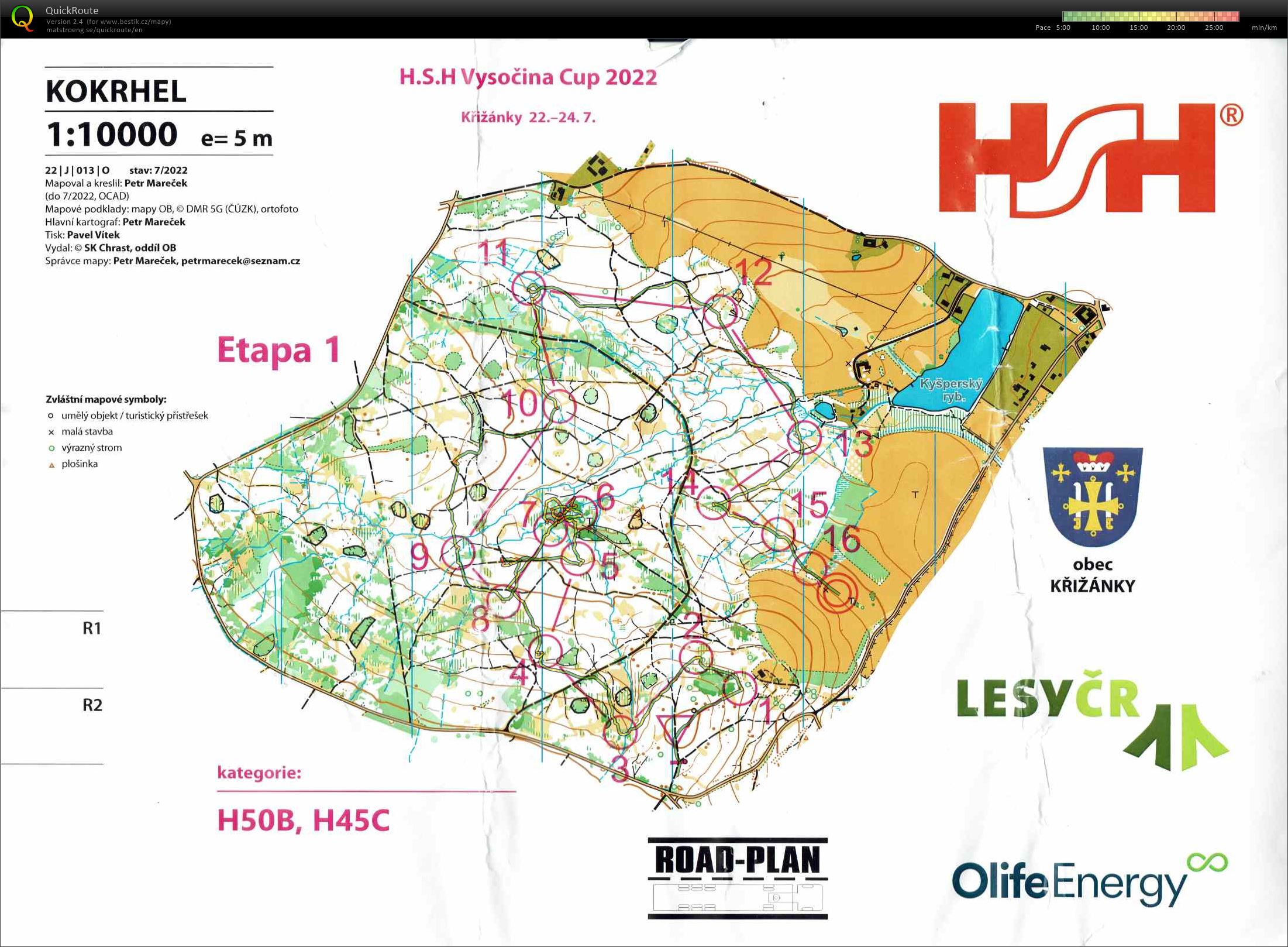 H.S.H. Vysočina cup - E1 (22.07.2022)