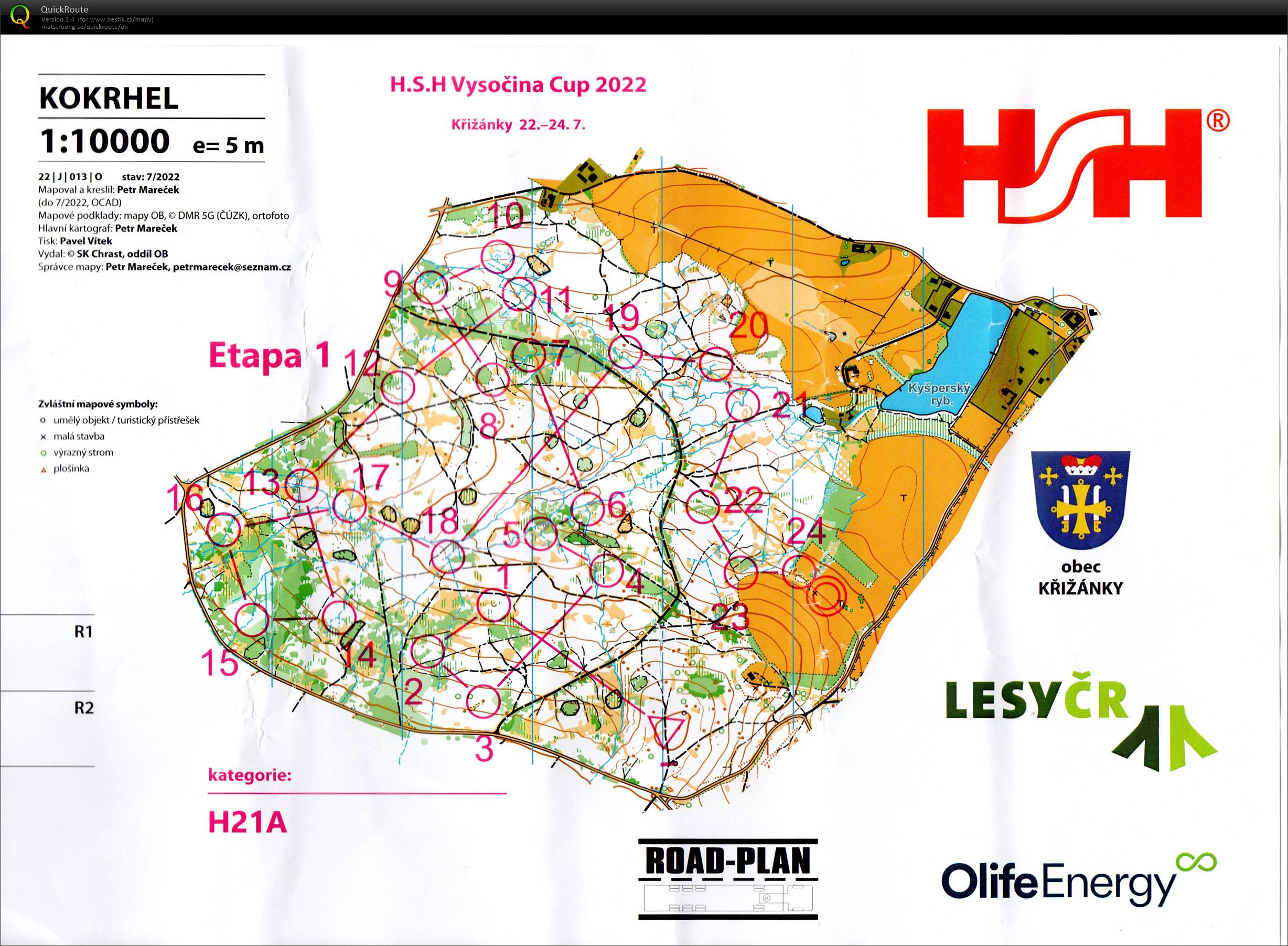 H.S.H Vysočina cup, E1 (22.07.2022)