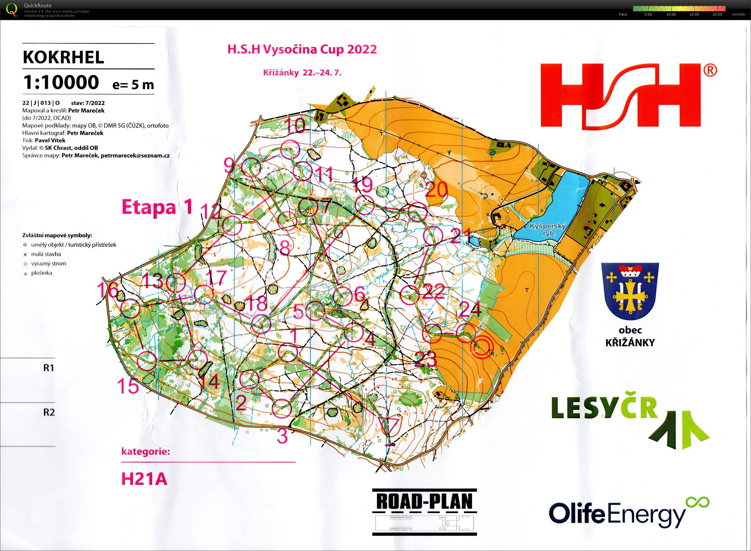 H.S.H Vysočina cup, E1 (22.07.2022)