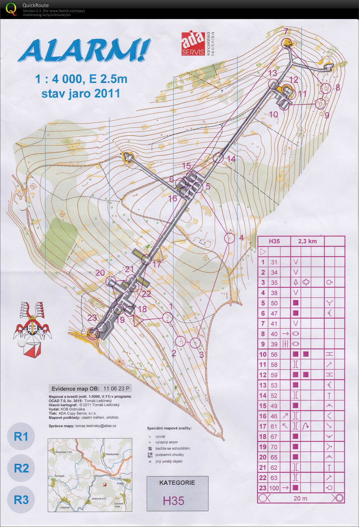 Advanta cup - podzemní sprint (04.07.2011)