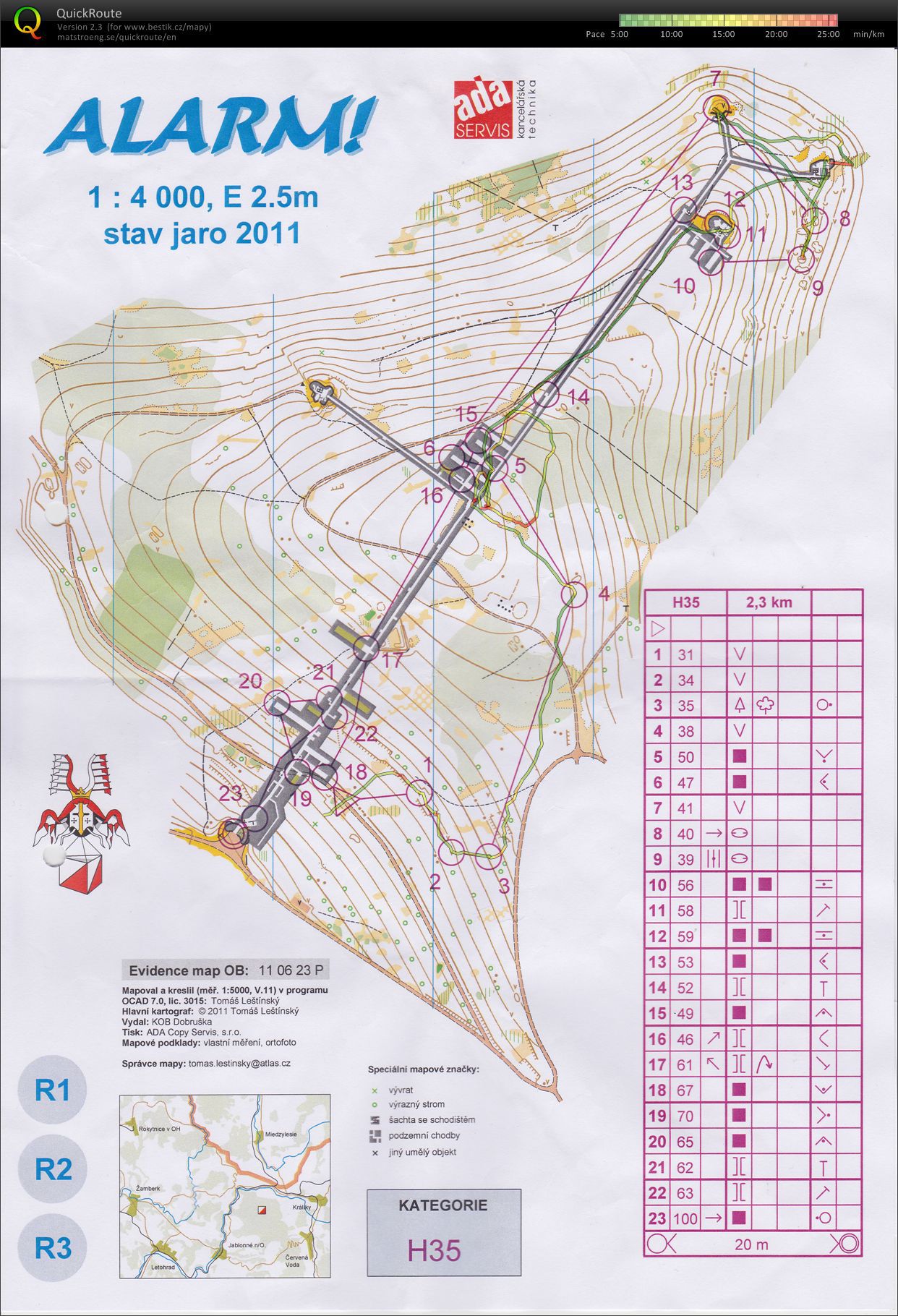 Advanta cup - podzemní sprint (04.07.2011)