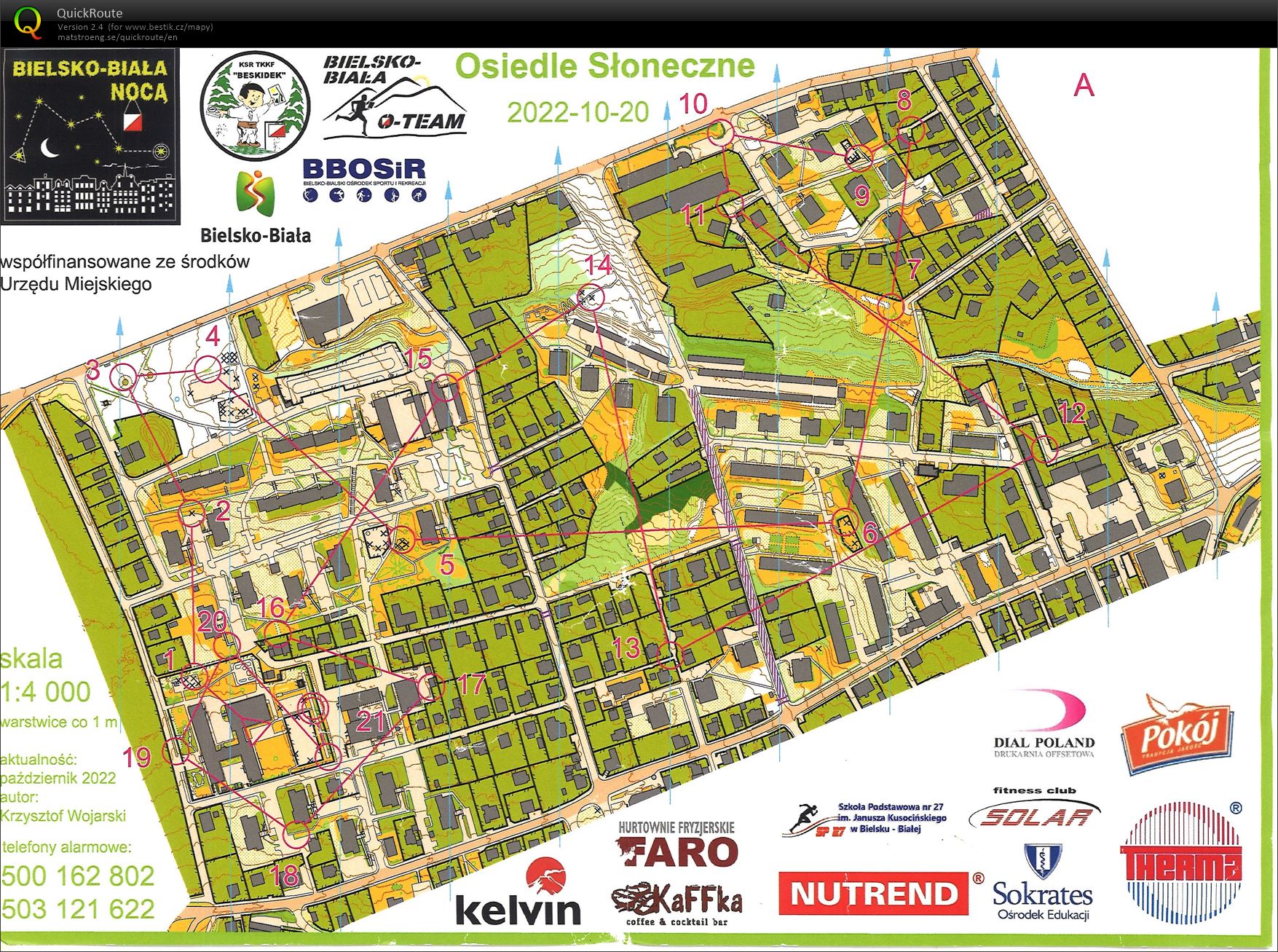 Bielsko-Biała NOCĄ (20.10.2022)