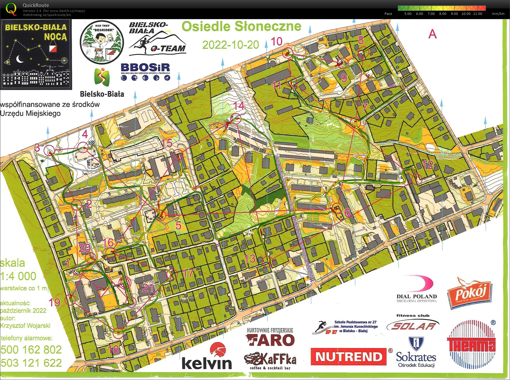 Bielsko-Biała NOCĄ (20.10.2022)