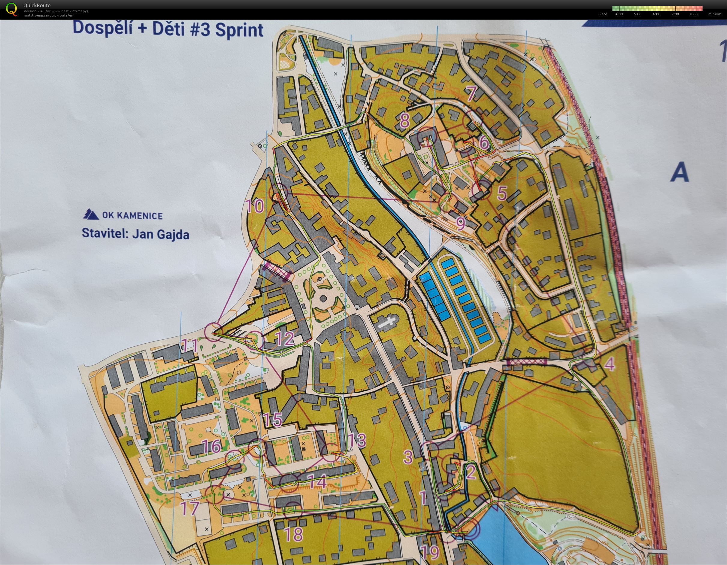 KAM Velikonoce - sprint - trať A (07.04.2023)