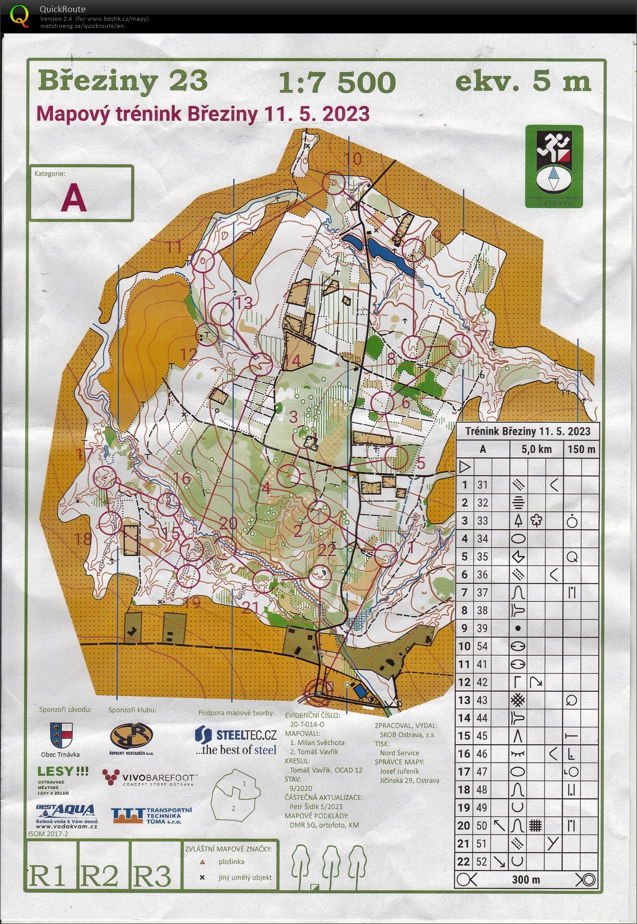 Mapový trénink  (11.05.2023)