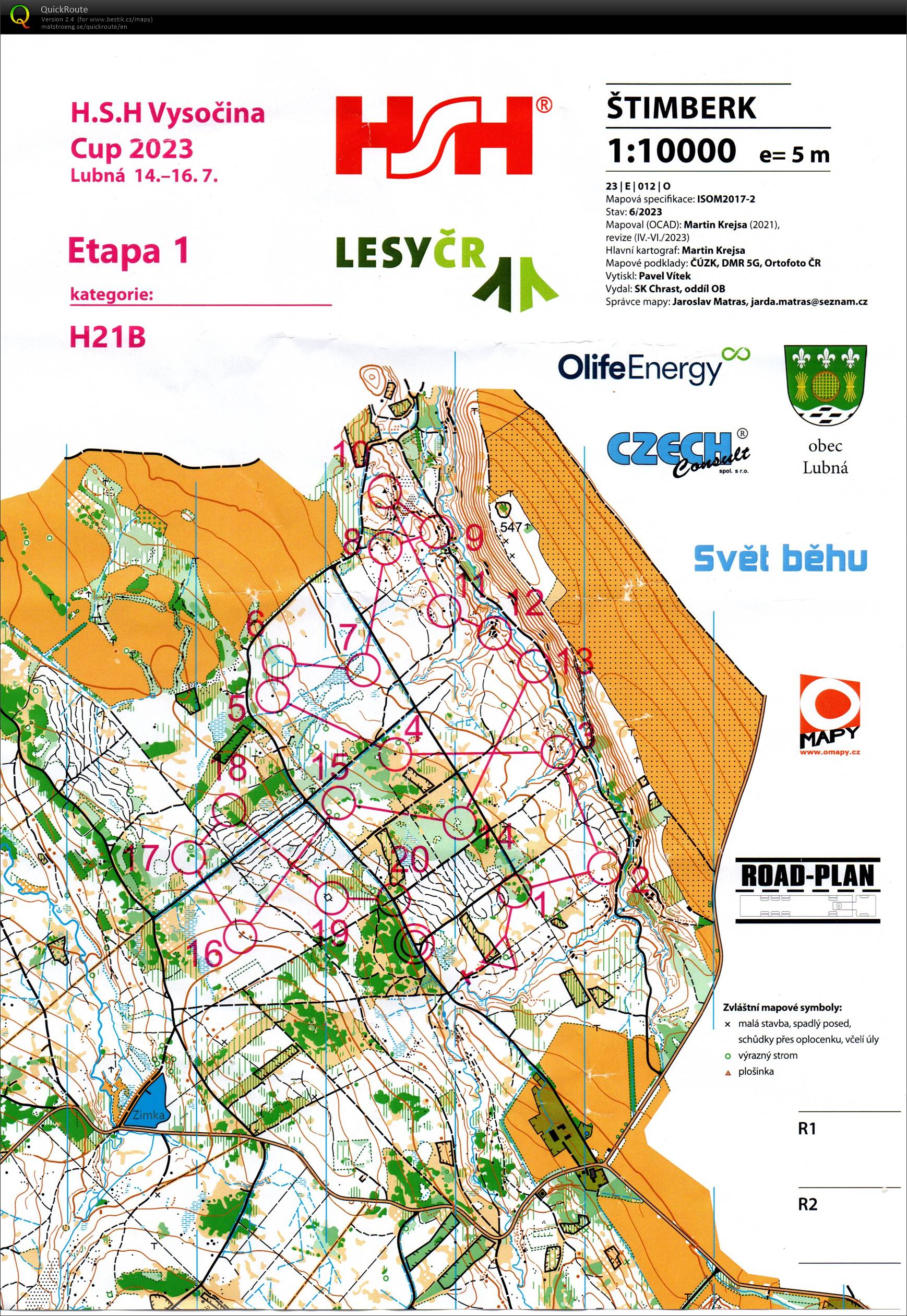 H.S.H Vysočina cup, E1 (14.07.2023)