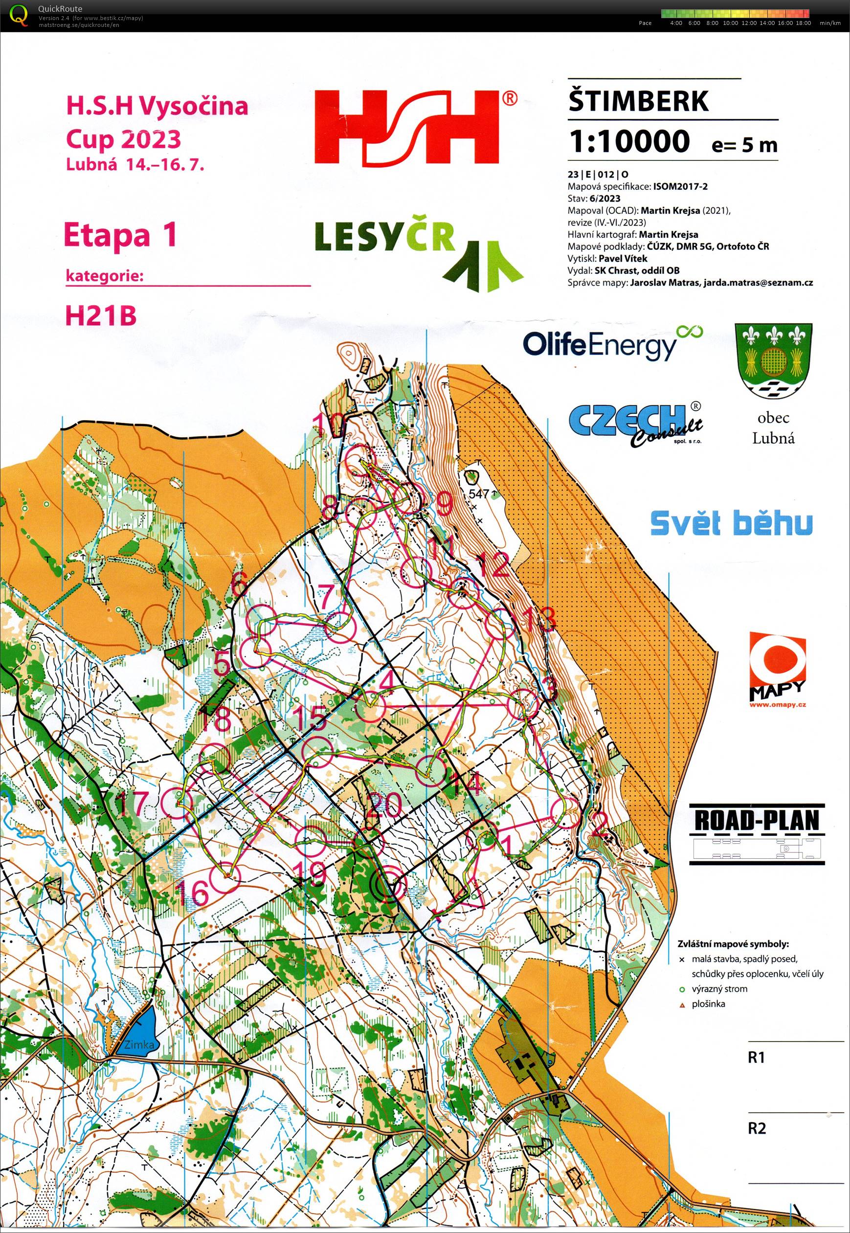 H.S.H Vysočina cup, E1 (14.07.2023)