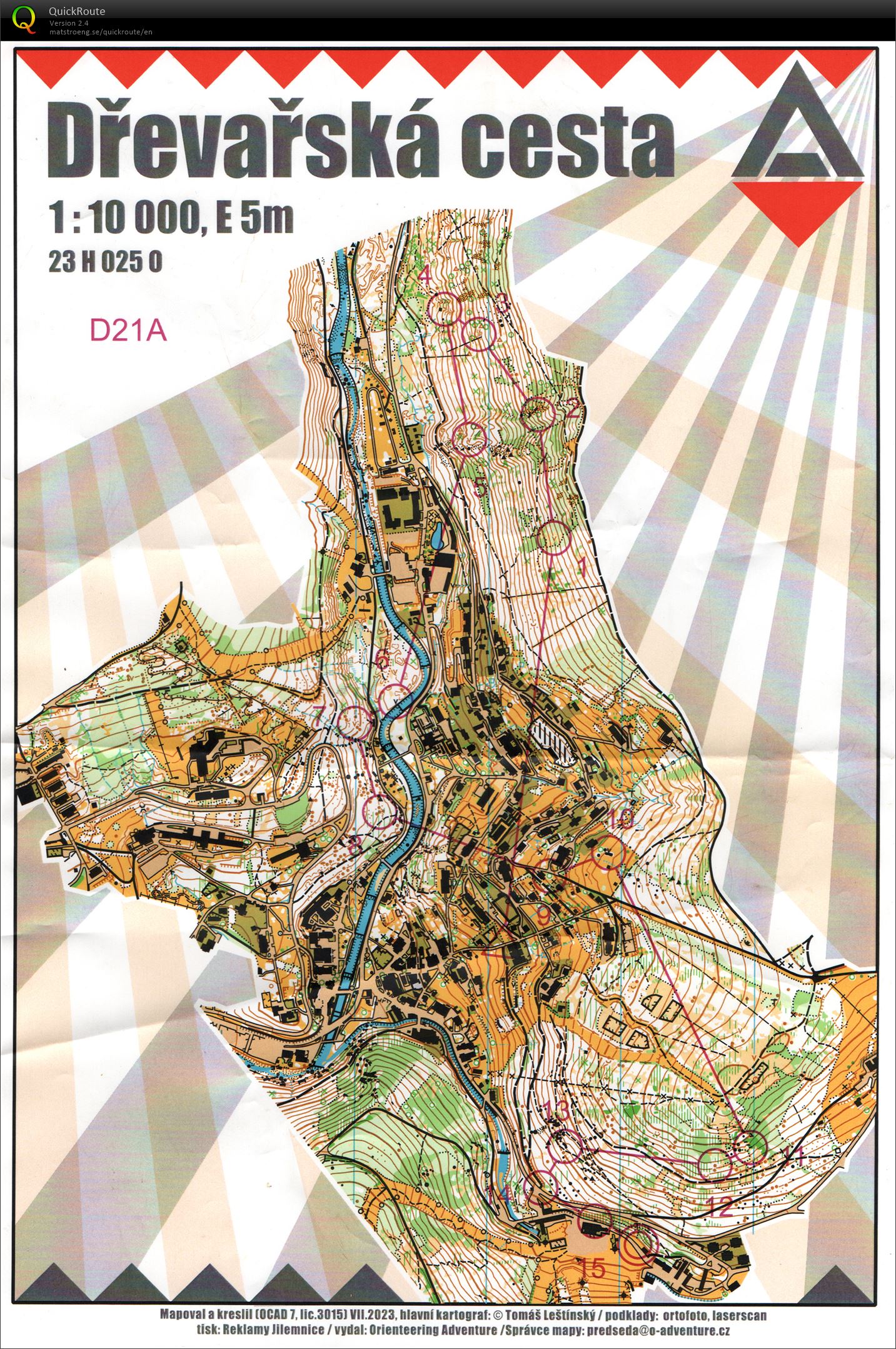 Orienteering Adventure E5 (23.07.2023)